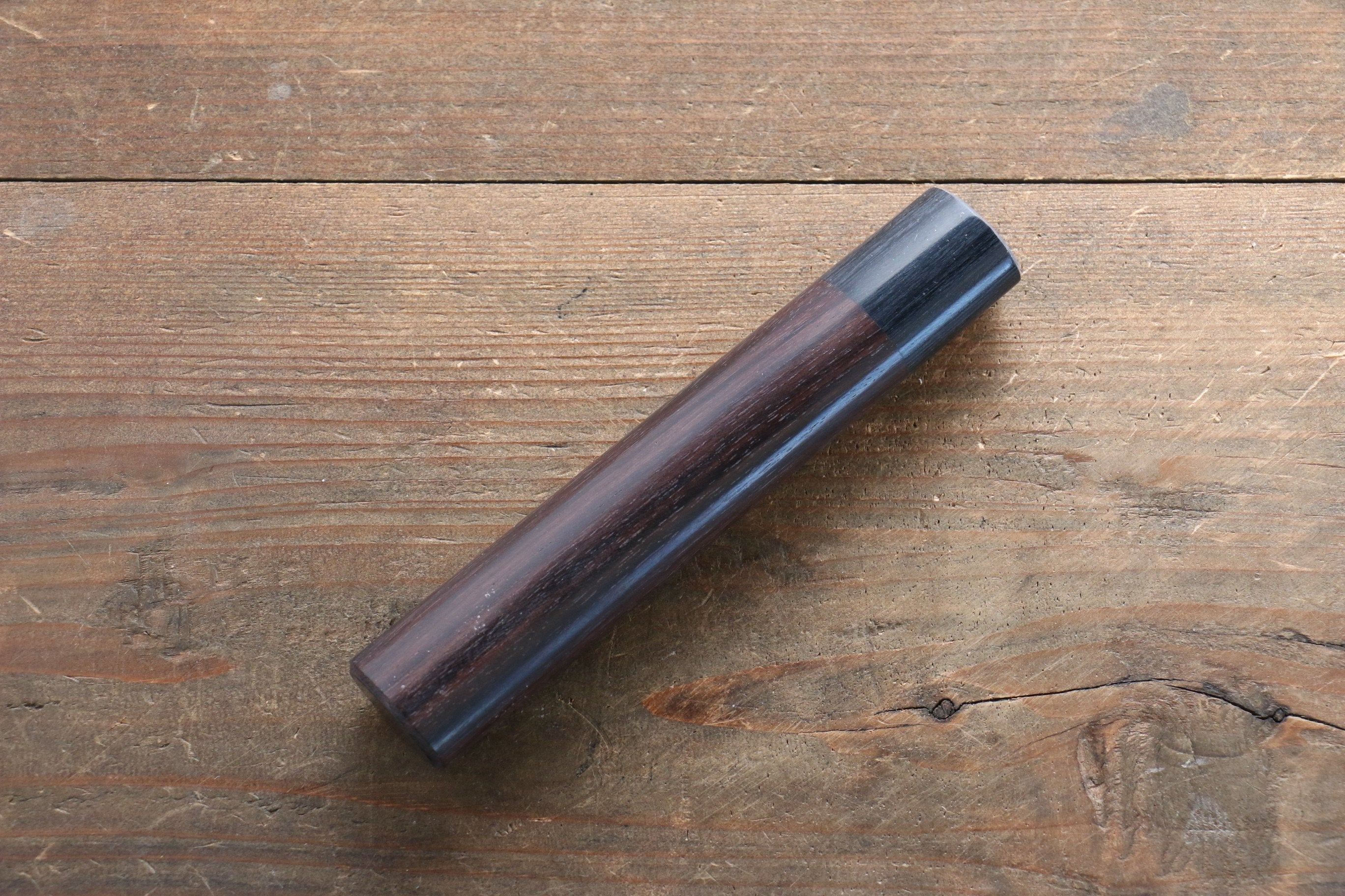 D-shape Shitan Knife Handle for Gyuto Knife 210mm - Japanny - Best Japanese Knife