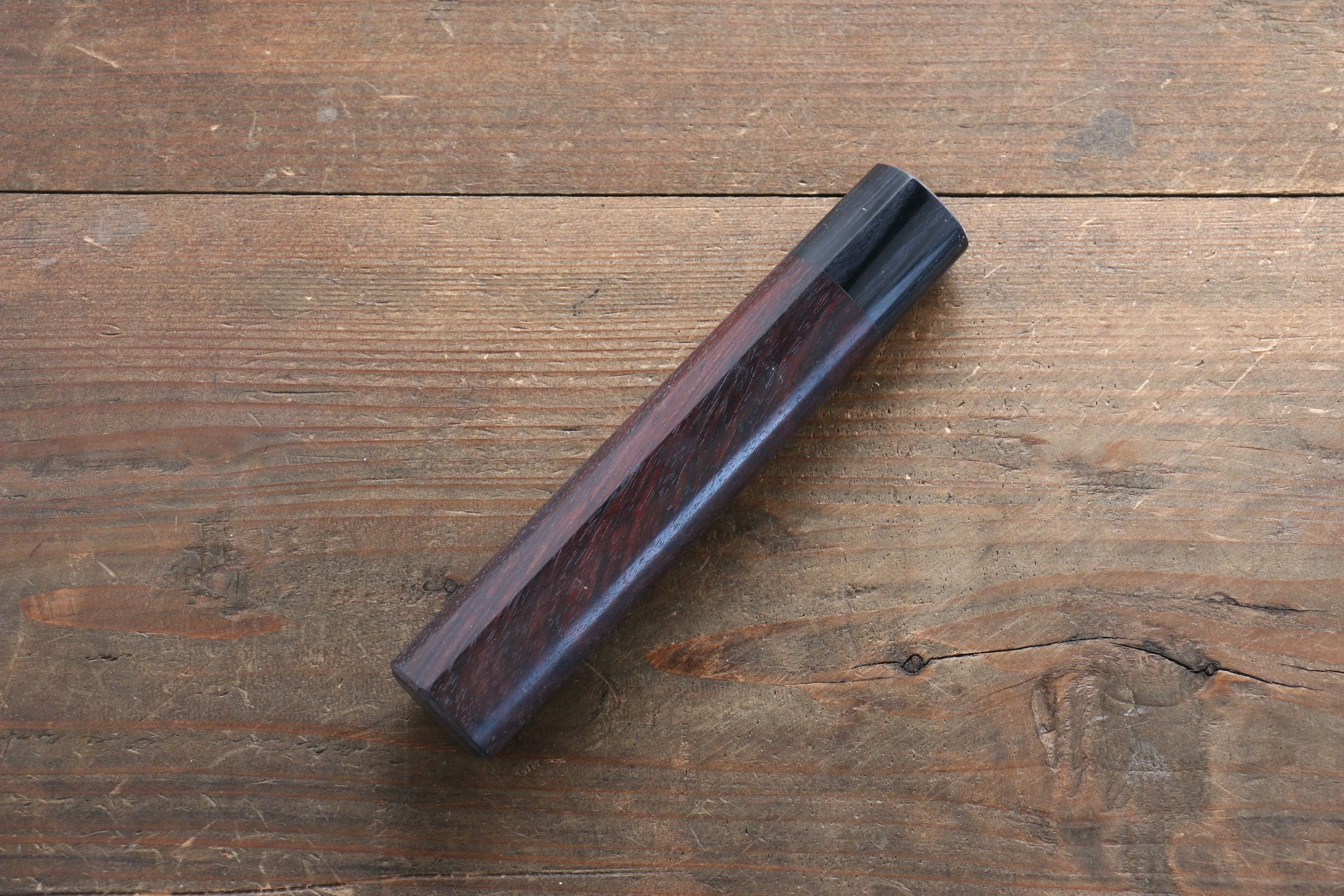 D-shape Shitan Knife Handle for Gyuto Knife 240mm - Japanny - Best Japanese Knife