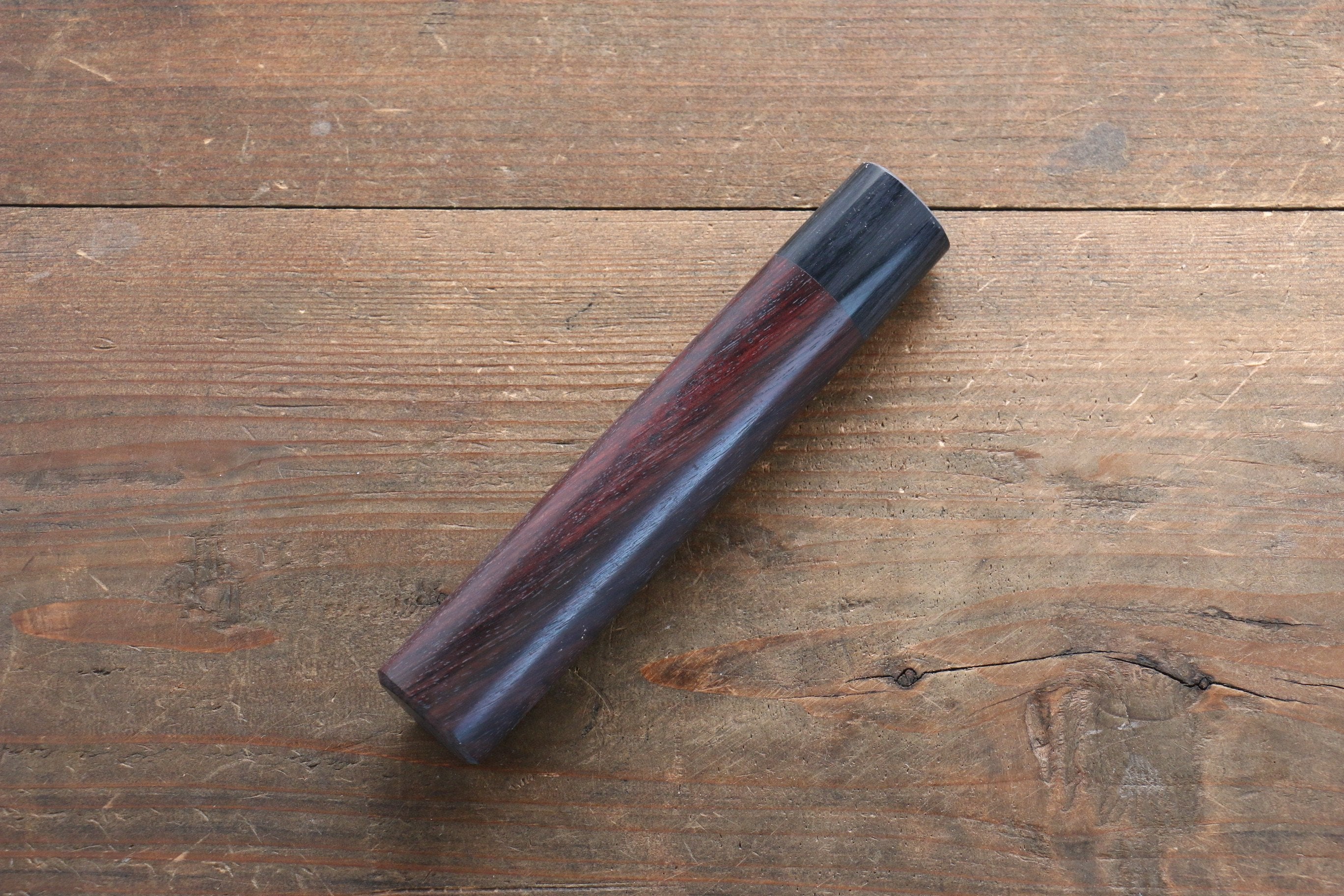 D-shape Shitan Knife Handle for Gyuto Knife 240mm - Japanny - Best Japanese Knife