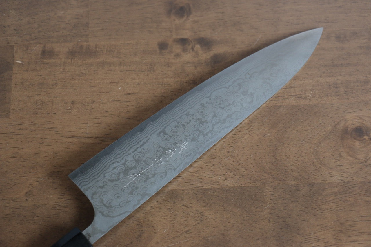 Nao Yamamoto VG10 Damascus Gyuto 240mm Cherry Wood Handle - Japanny - Best Japanese Knife