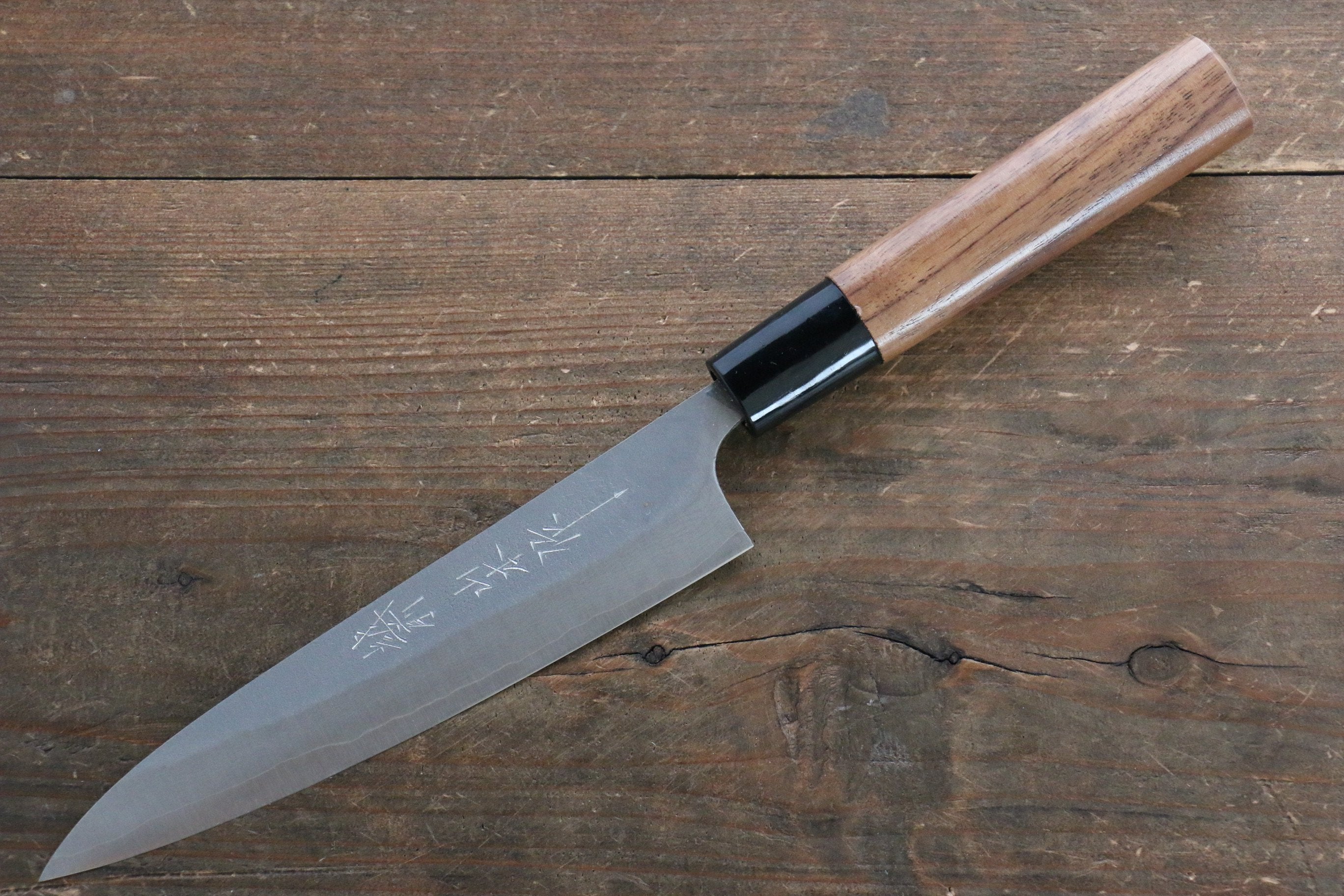 Nao Yamamoto VG10 Nashiji Petty-Utility 150mm Walnut Handle - Japanny - Best Japanese Knife