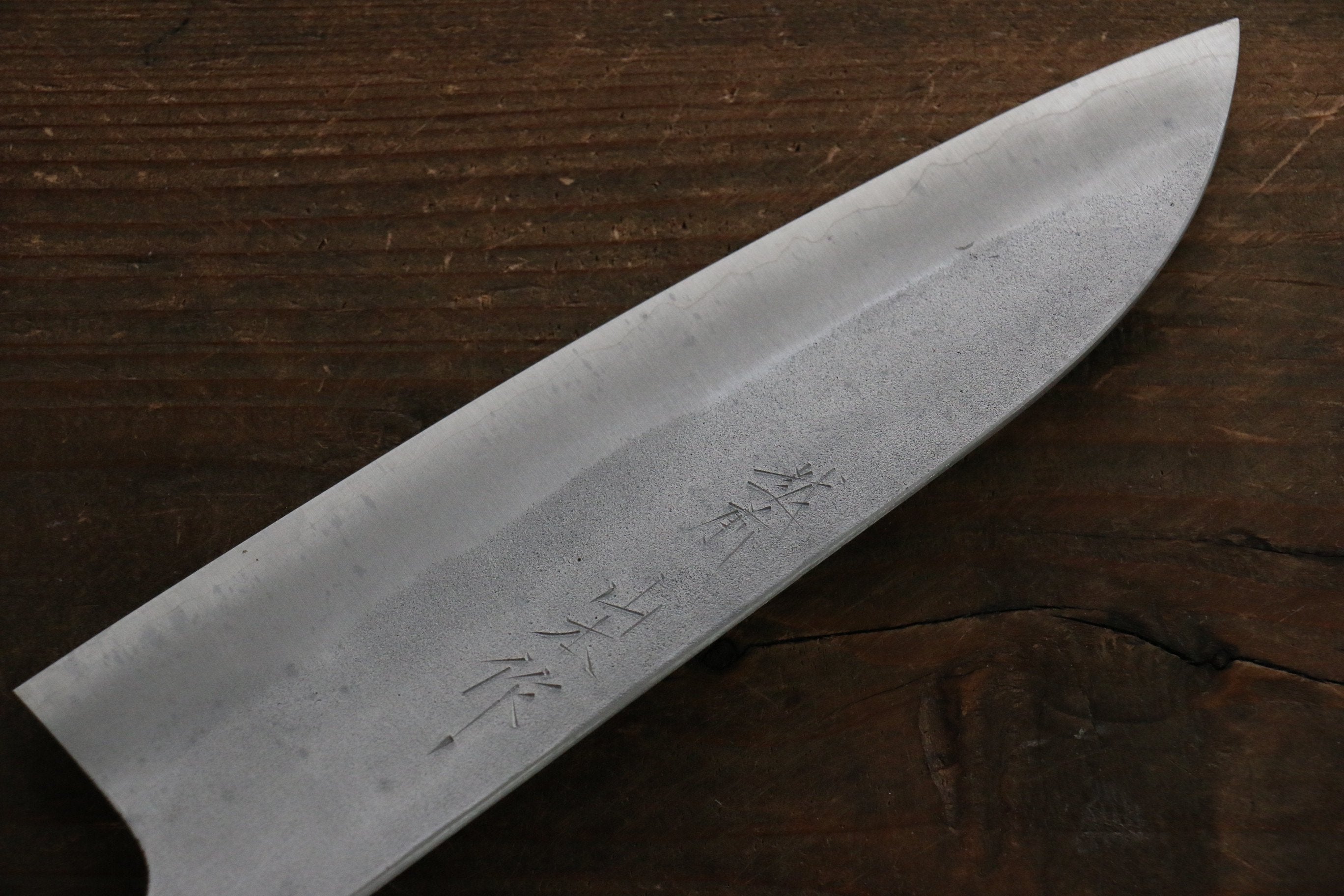 Nao Yamamoto Silver Steel No.3 Nashiji Santoku 165mm Walnut Handle - Japanny - Best Japanese Knife