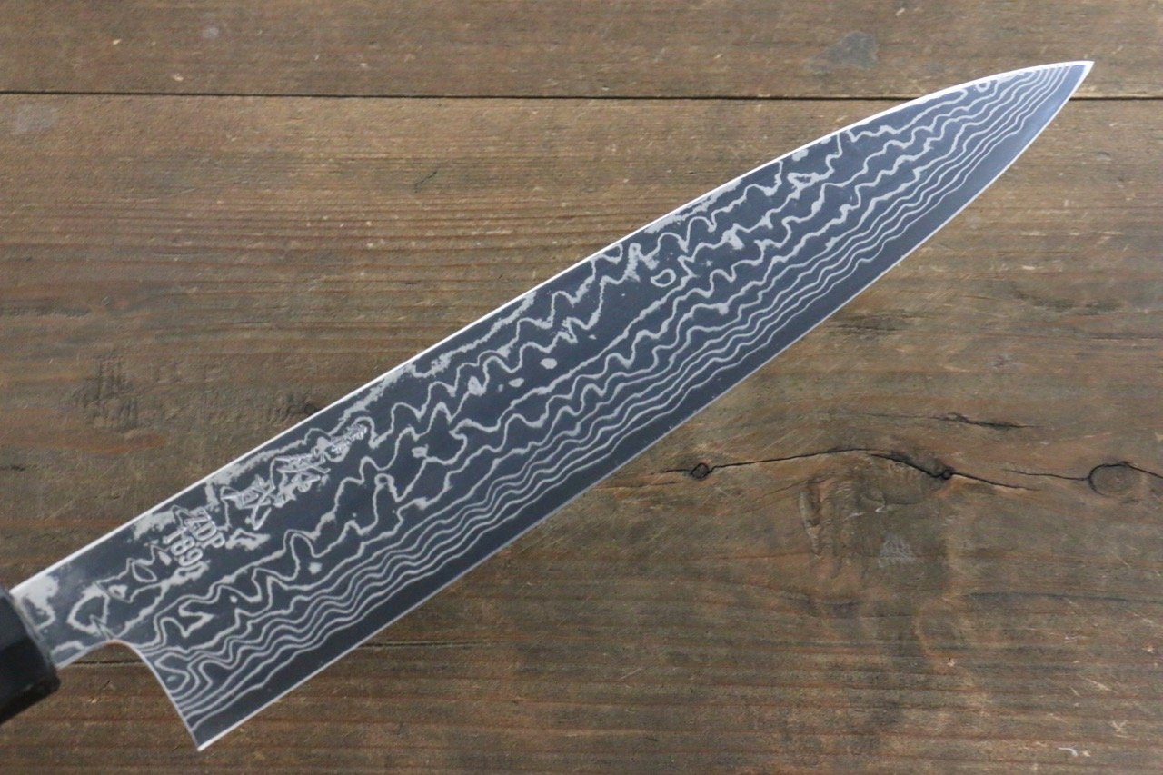 Sukenari ZDP189 Damascus Gyuto 270mm Shitan Handle - Japanny - Best Japanese Knife