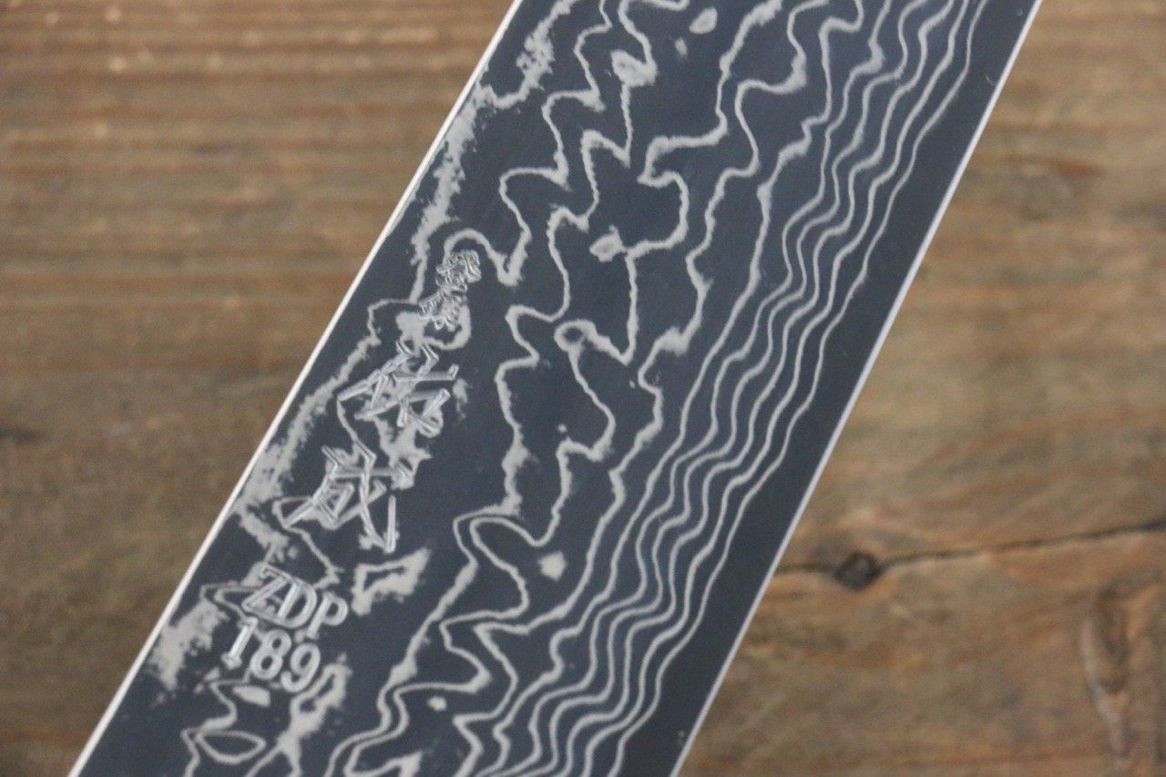 Sukenari ZDP189 Damascus Gyuto 270mm Shitan Handle - Japanny - Best Japanese Knife
