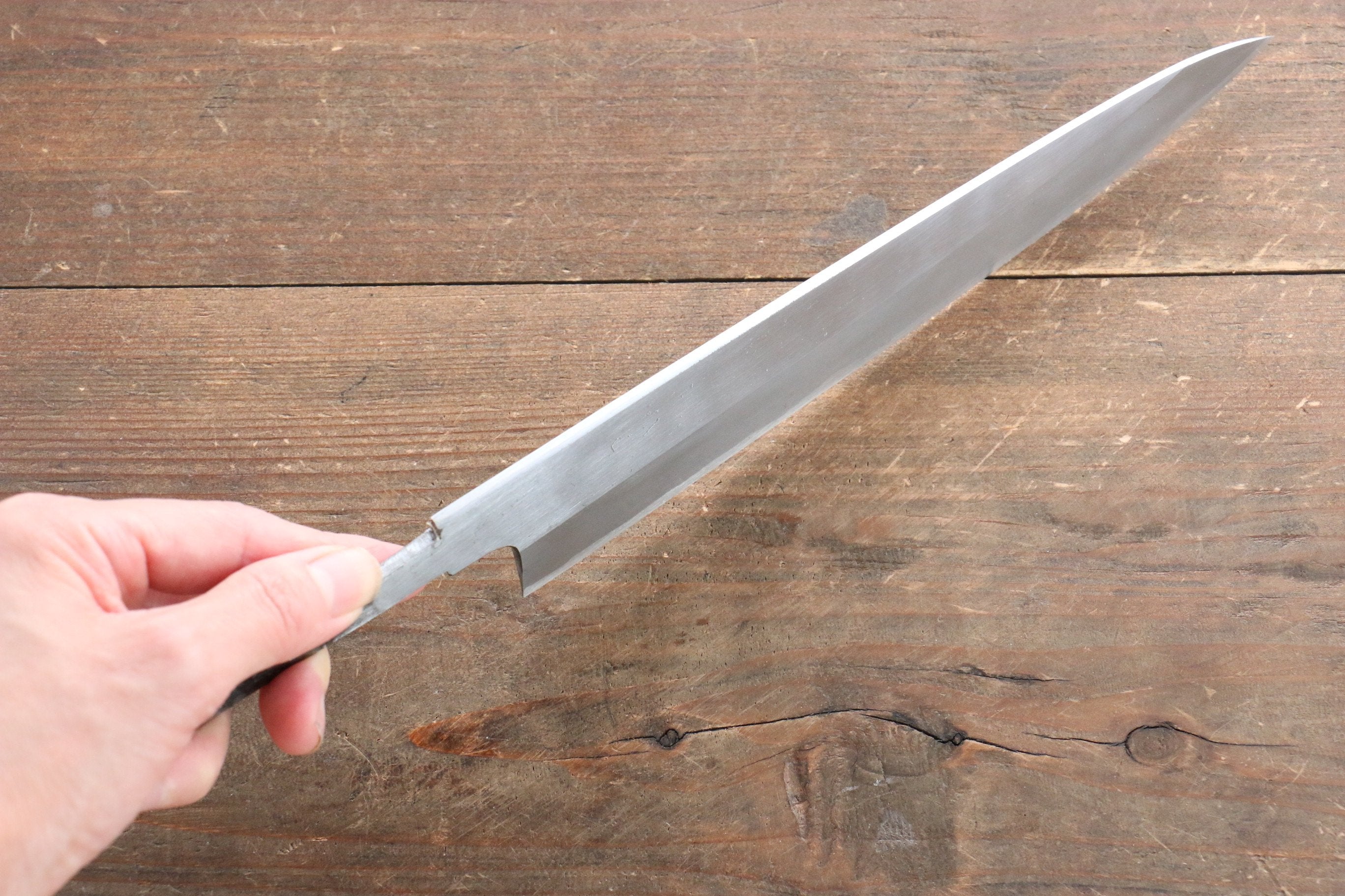 Minamoto Akitada Hontanren Blue Steel No.2 Gyuto 210mm (Blade only) - Japanny - Best Japanese Knife