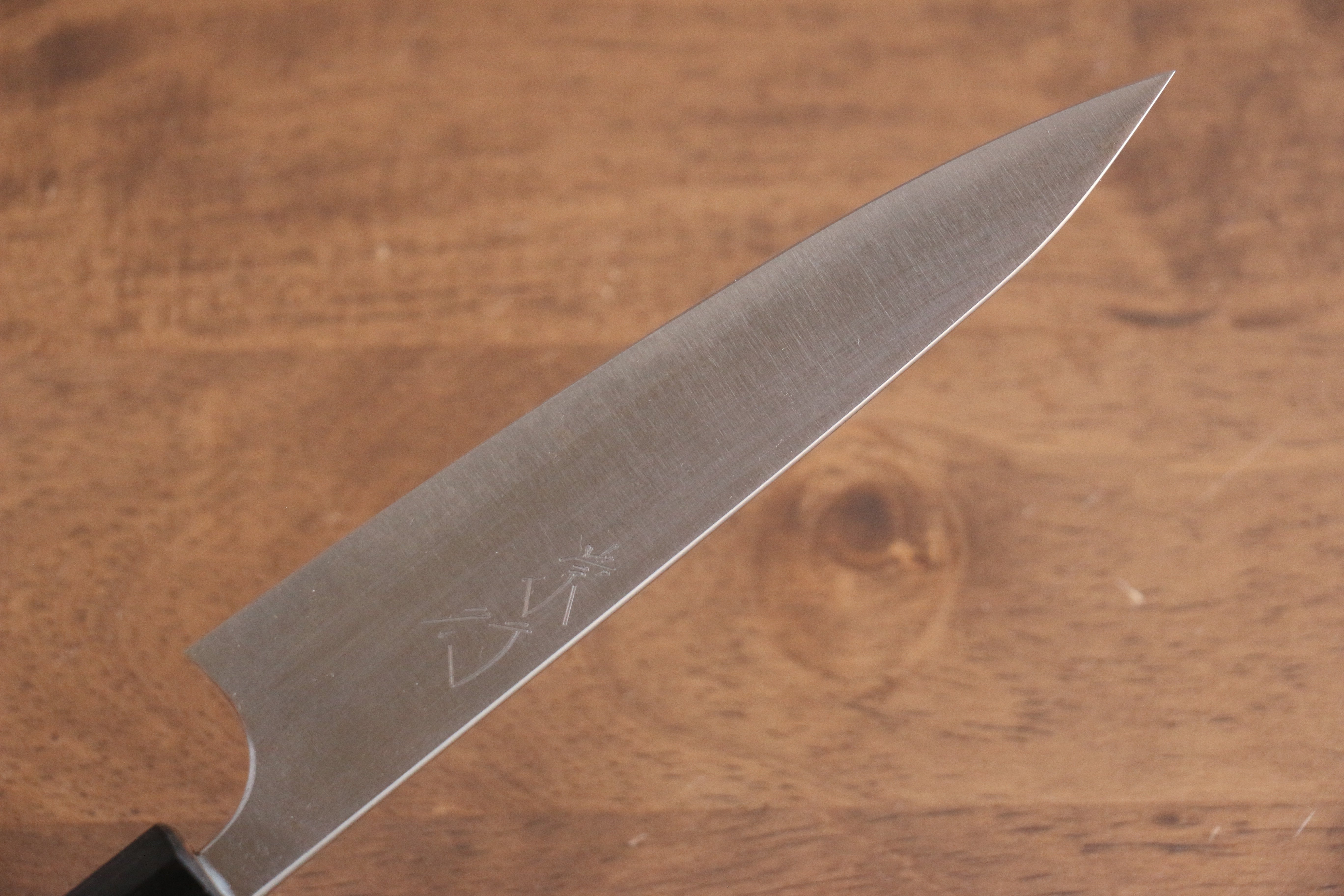 Shibata Takayuki Koutetsu Blue Super Petty-Utility 135mm Jarrah Handle - Japanny - Best Japanese Knife