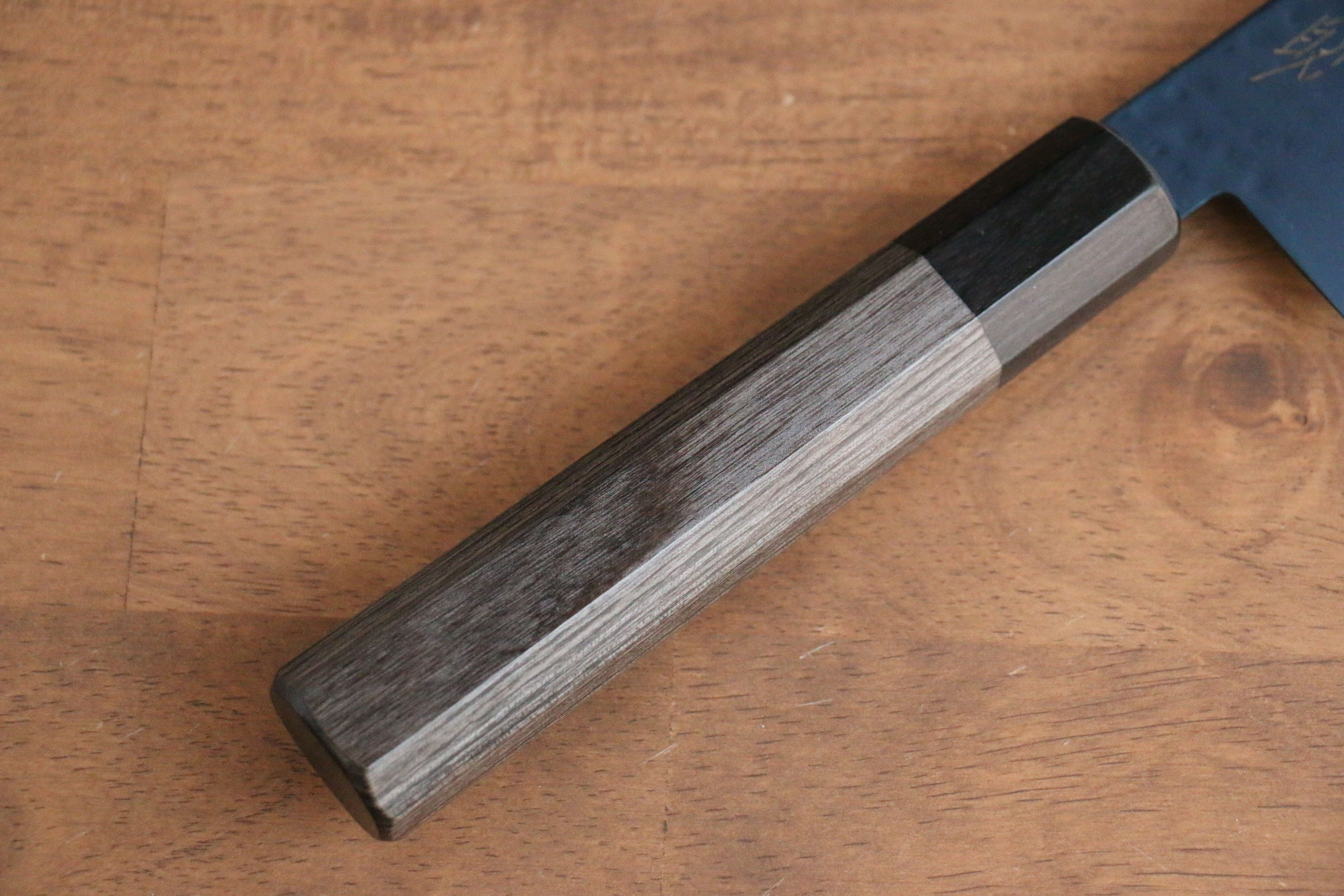 Seisuke SK-85 Ion plating Hammered Gyuto 210mm Gray Pakka wood Handle - Japanny - Best Japanese Knife