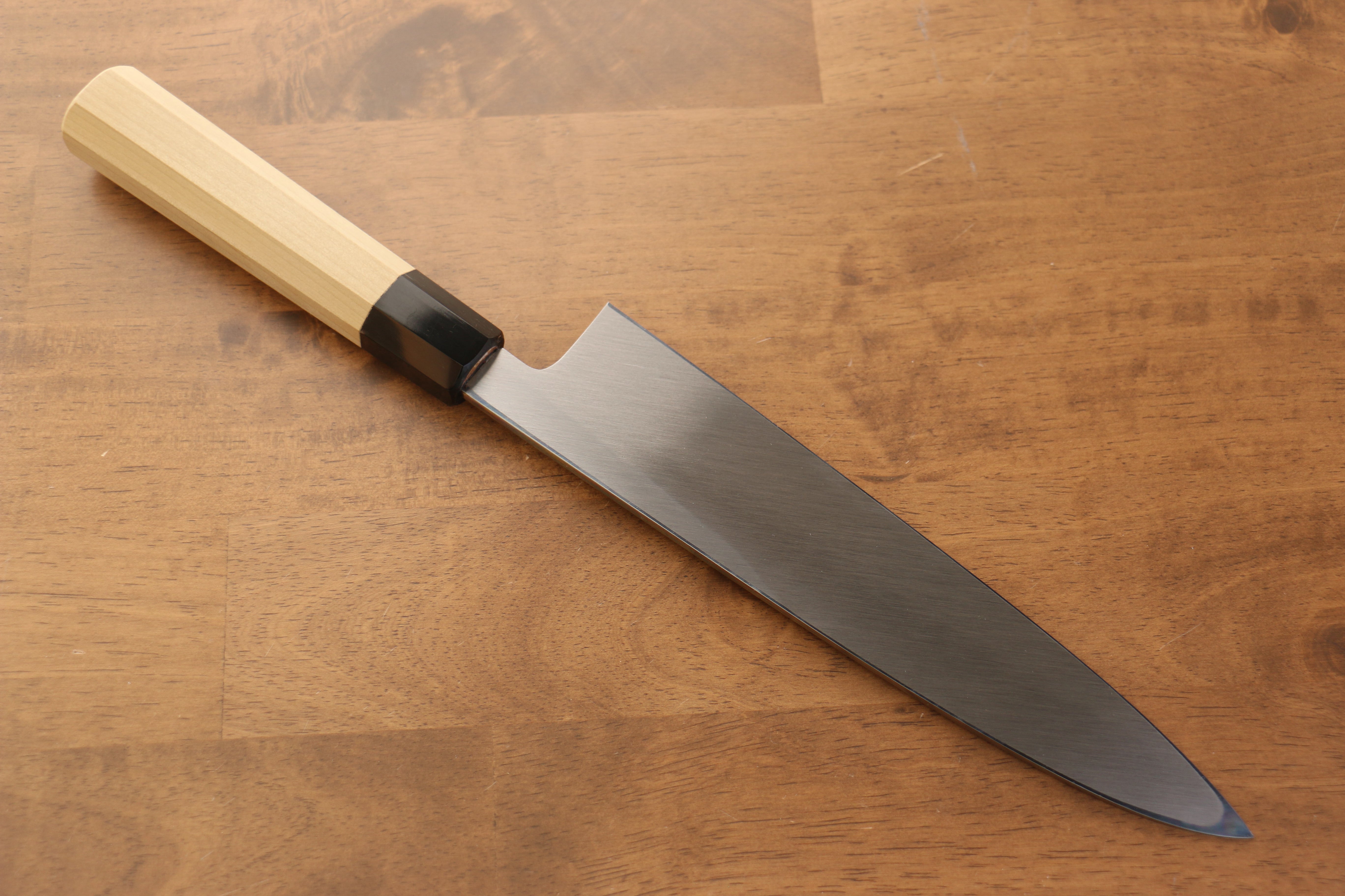 Jikko Arata White Steel No.2 Gyuto 240mm Magnolia Handle - Japanny - Best Japanese Knife