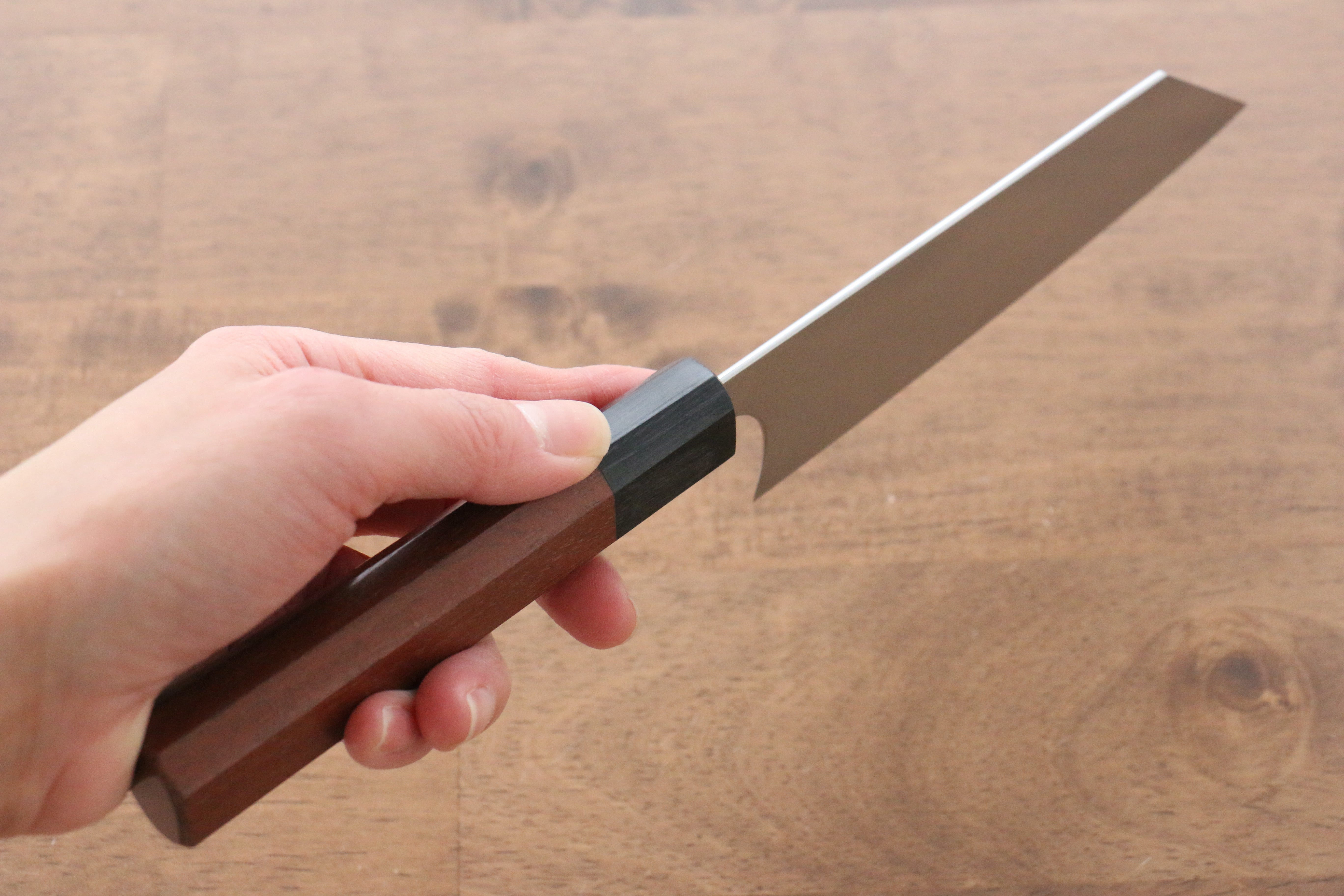 Shibata Takayuki Koutetsu SG2 Small Bunka 140mm Jarrah Handle - Japanny - Best Japanese Knife