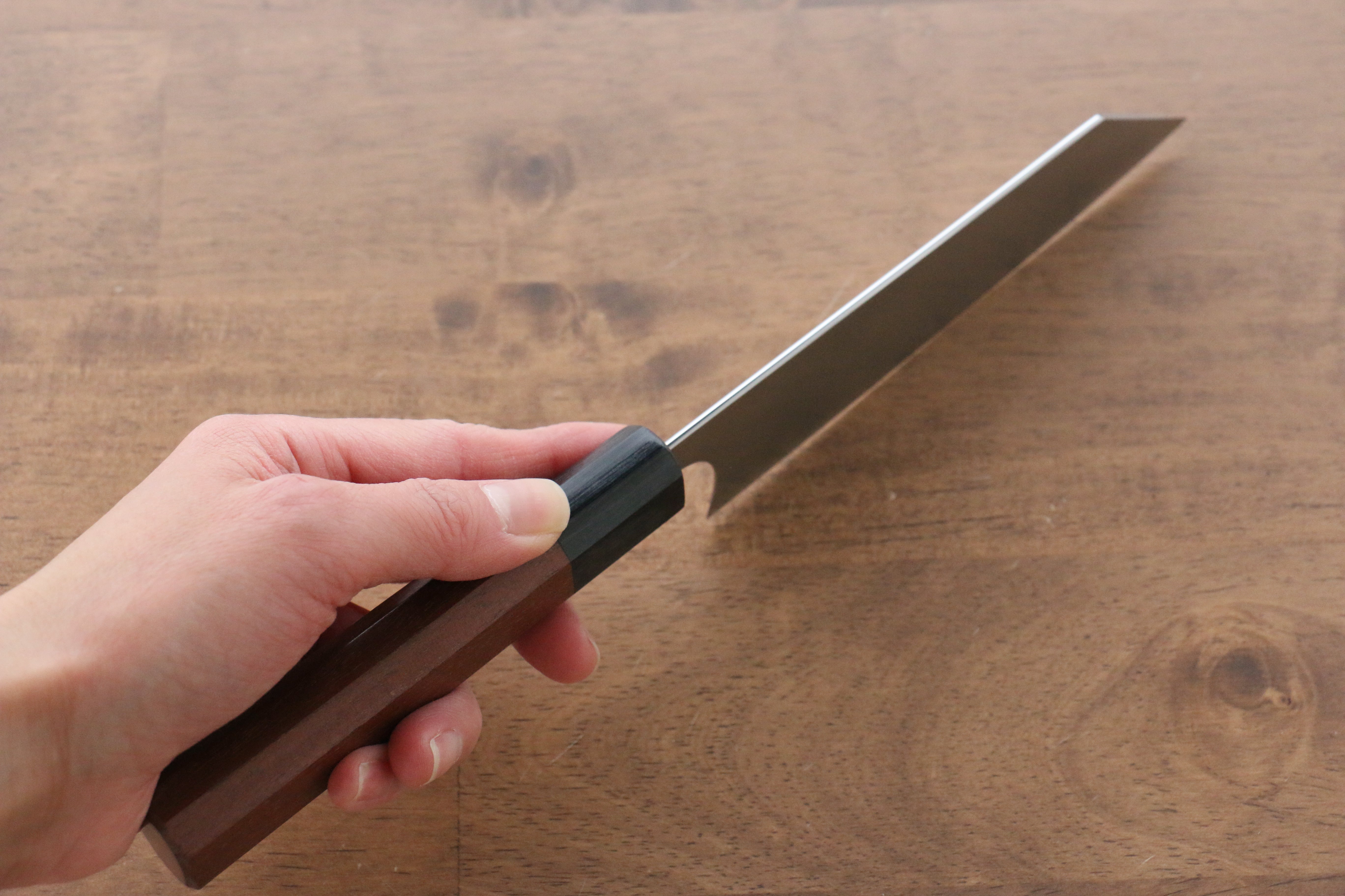 Shibata Takayuki Koutetsu SG2 Small Bunka 140mm Jarrah Handle - Japanny - Best Japanese Knife