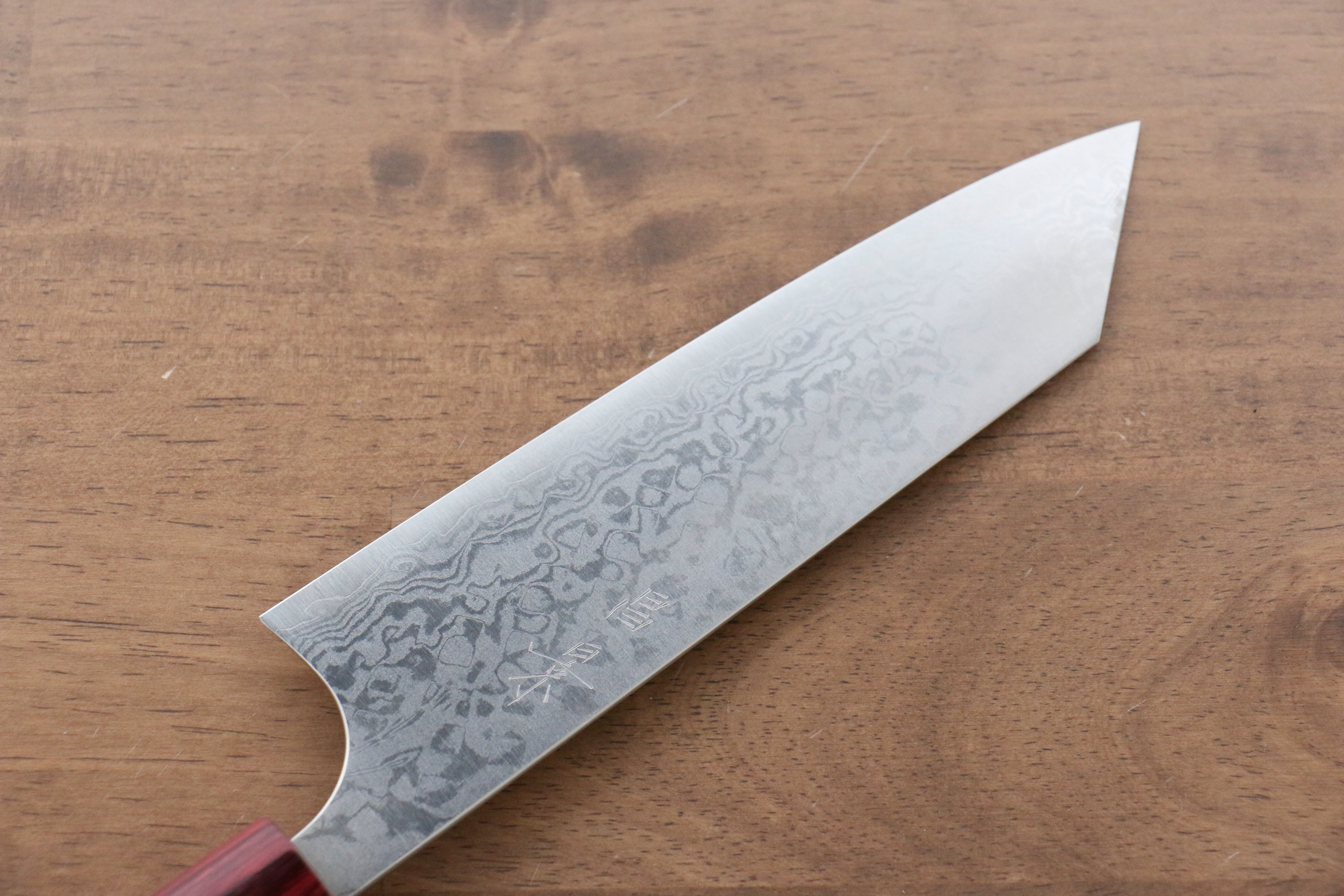 Masakage Kiri VG10 Damascus Bunka 170mm Magnolia Handle - Japanny - Best Japanese Knife