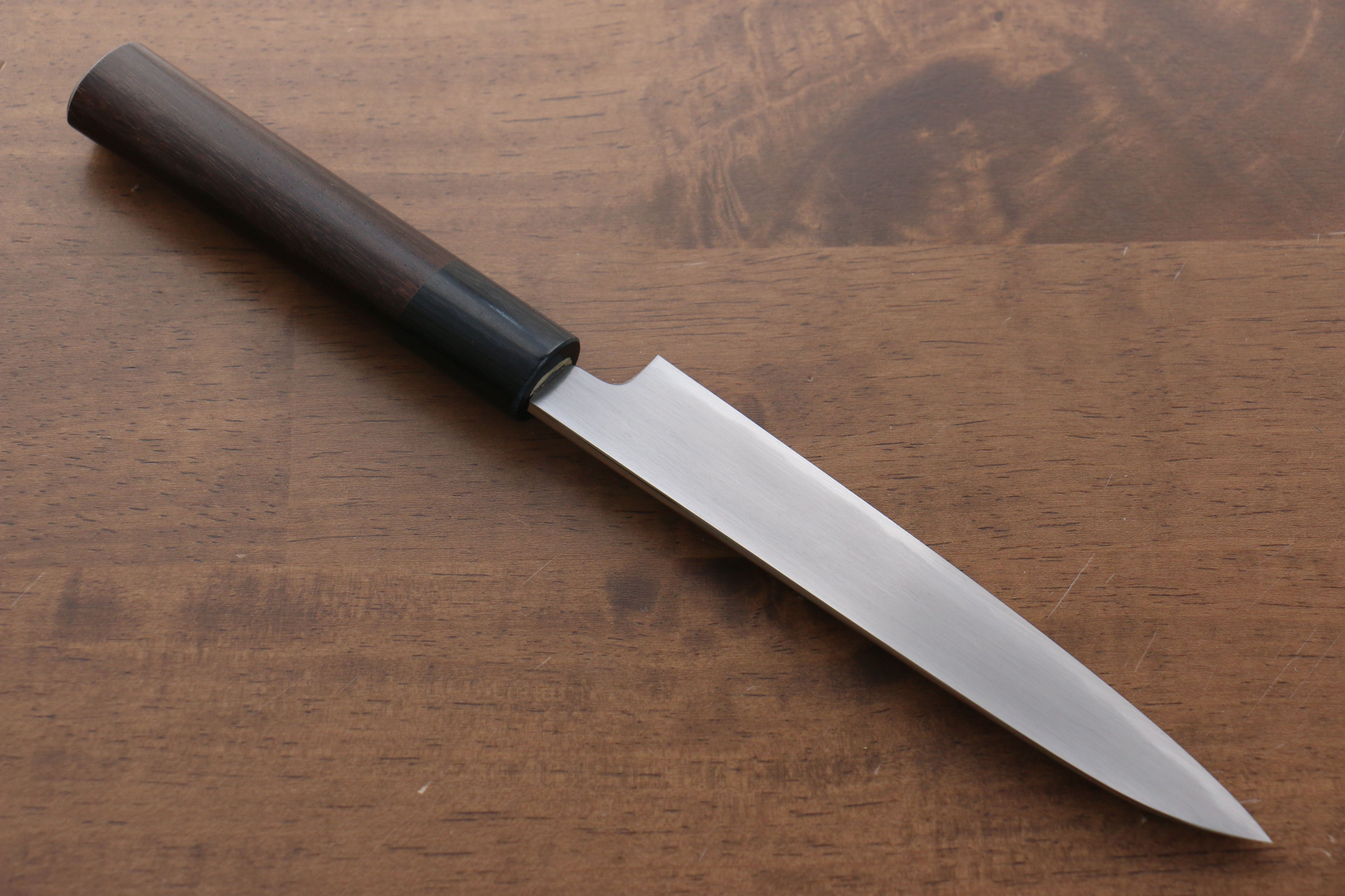 Jikko White Steel No.2 Petty-Utility 150mm Shitan Handle - Japanny - Best Japanese Knife