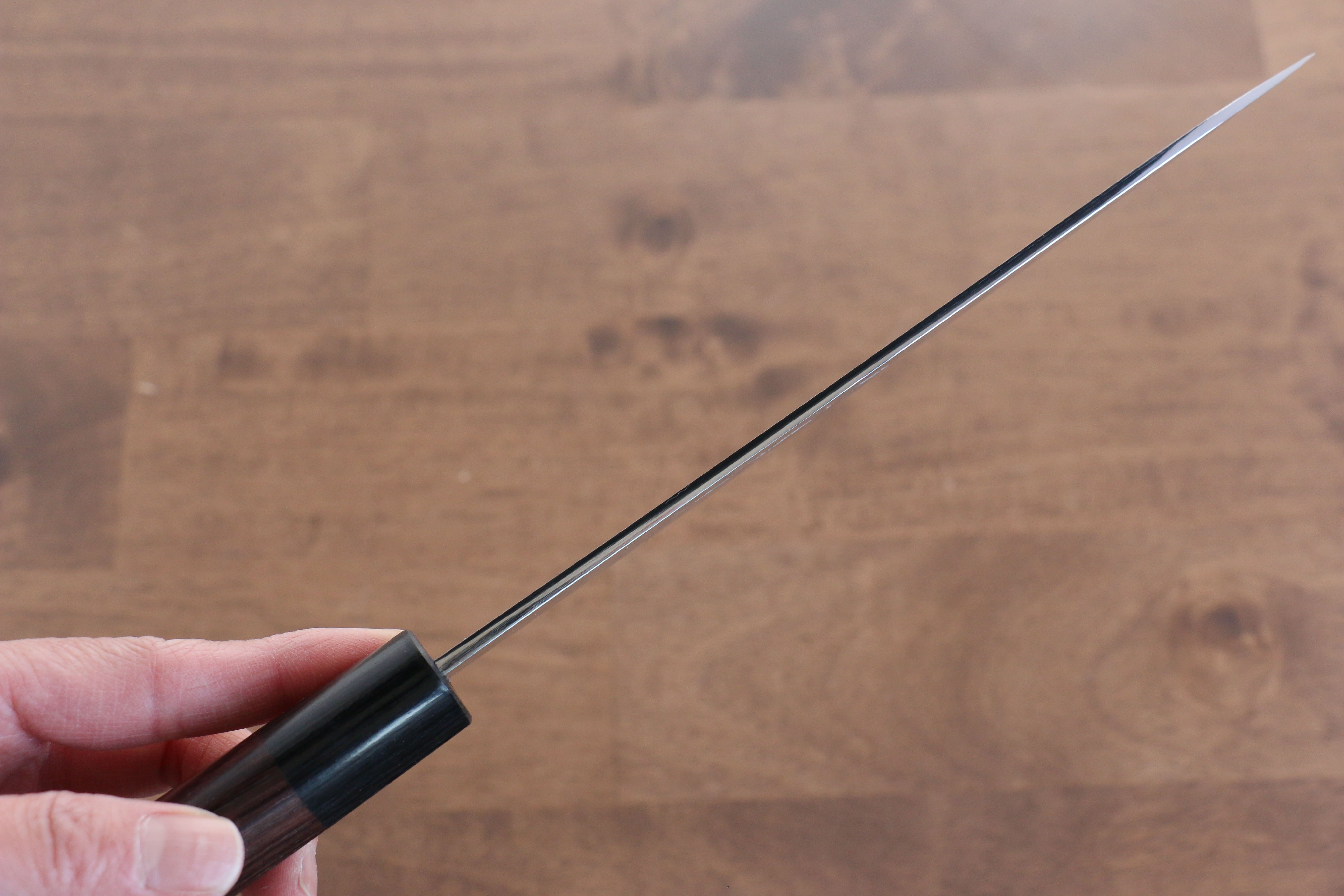 Jikko White Steel No.2 Gyuto 180mm Shitan Handle - Japanny - Best Japanese Knife