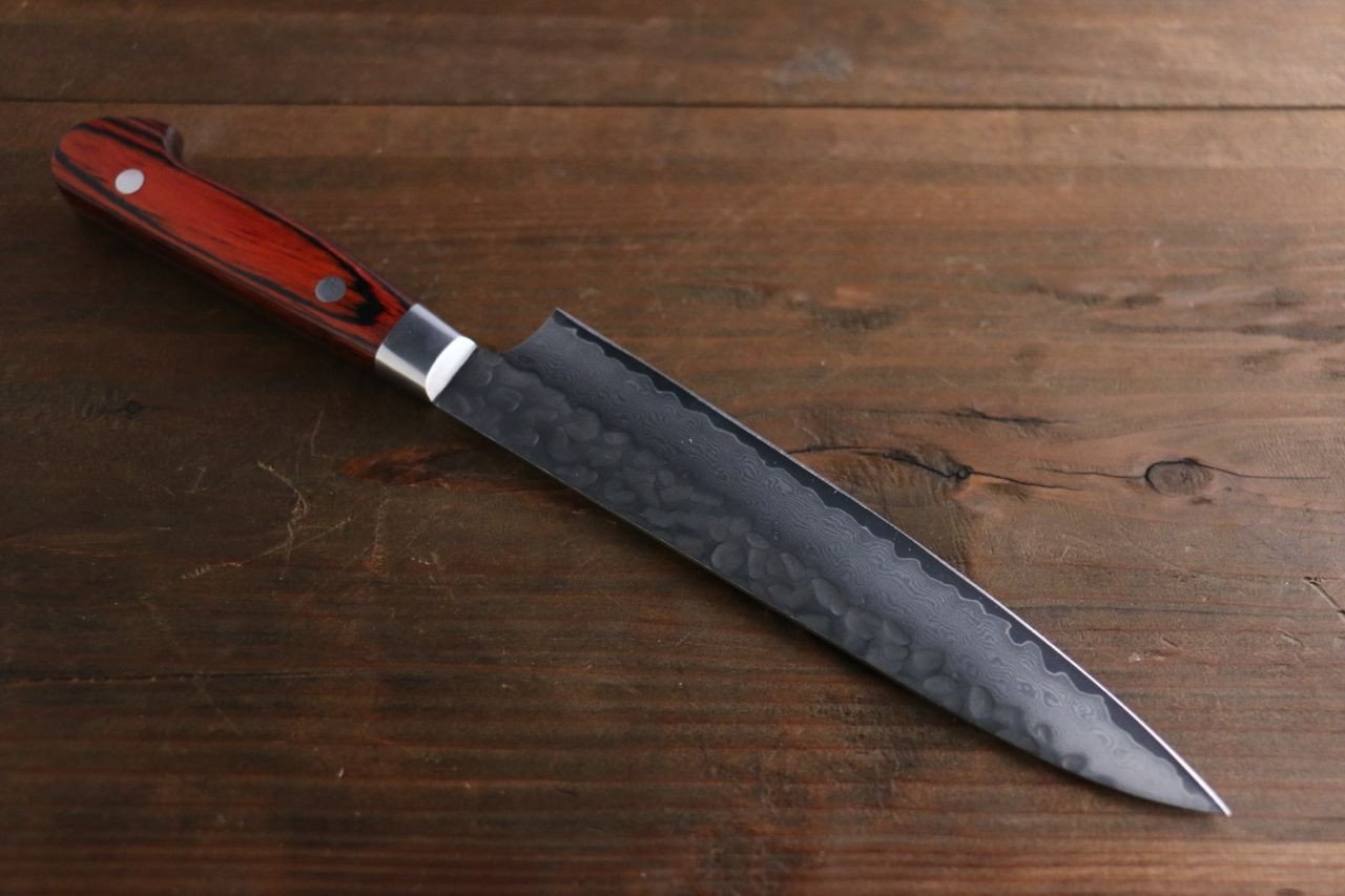 Sakai Takayuki 33 Layer Damascus Gyuto 210mm & Petty 150mm Japanese Kitchen Chef Knives Set - Japanny - Best Japanese Knife