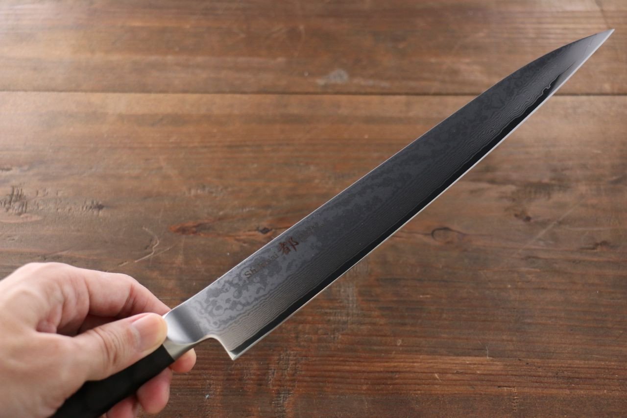 Miyako AUS8 33 Layer Damascus Yanagiba 240mm - Japanny - Best Japanese Knife