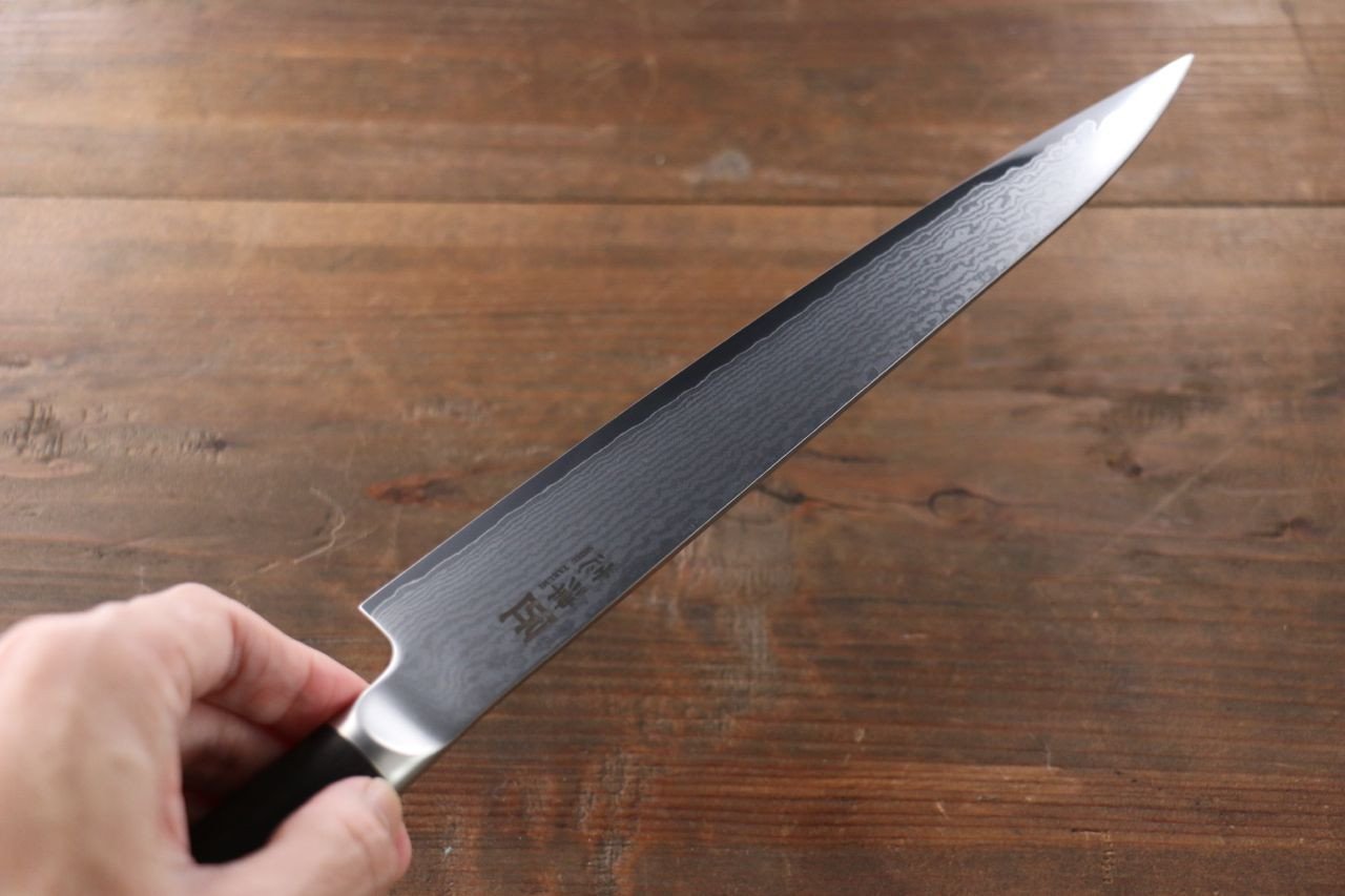 Miyako AUS8 33 Layer Damascus Yanagiba 240mm - Japanny - Best Japanese Knife