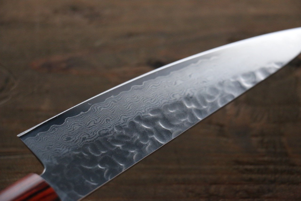 Iseya VG10 Damascus Small Santoku 135mm - Japanny - Best Japanese Knife