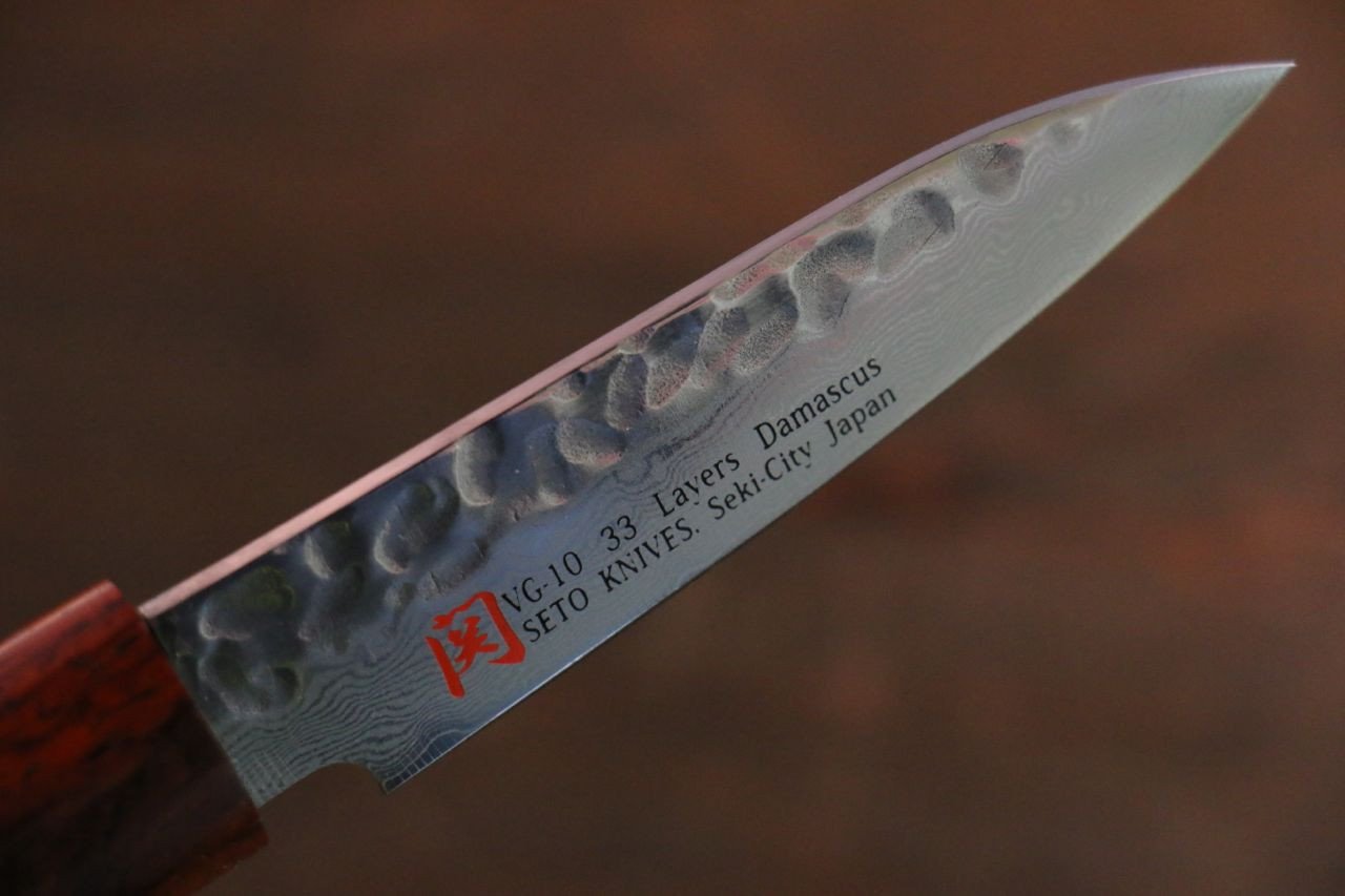 Iseya VG10 Damascus Paring 76mm - Japanny - Best Japanese Knife