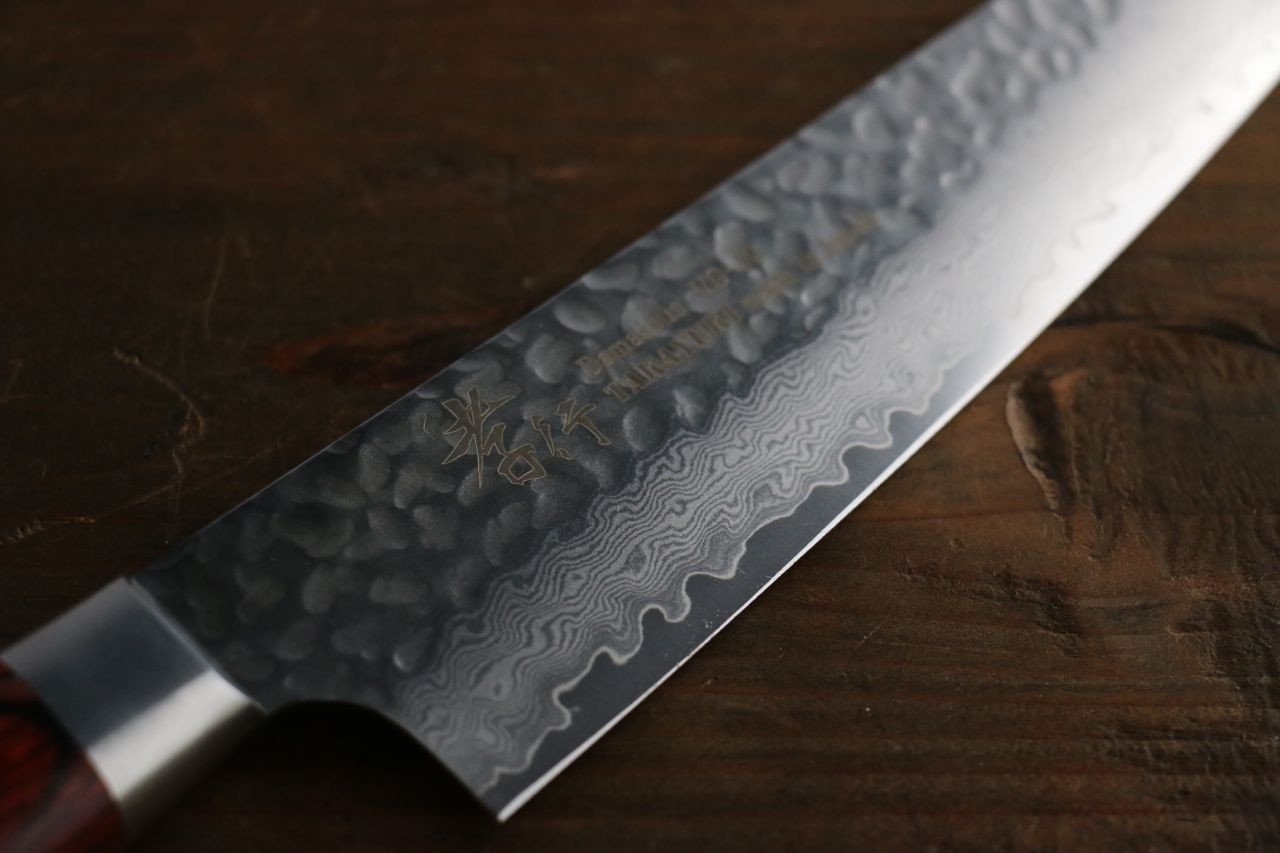 Sakai Takayuki 33 Layer Damascus Gyuto 180mm & Petty 120mm Japanese Knives Set - Japanny - Best Japanese Knife