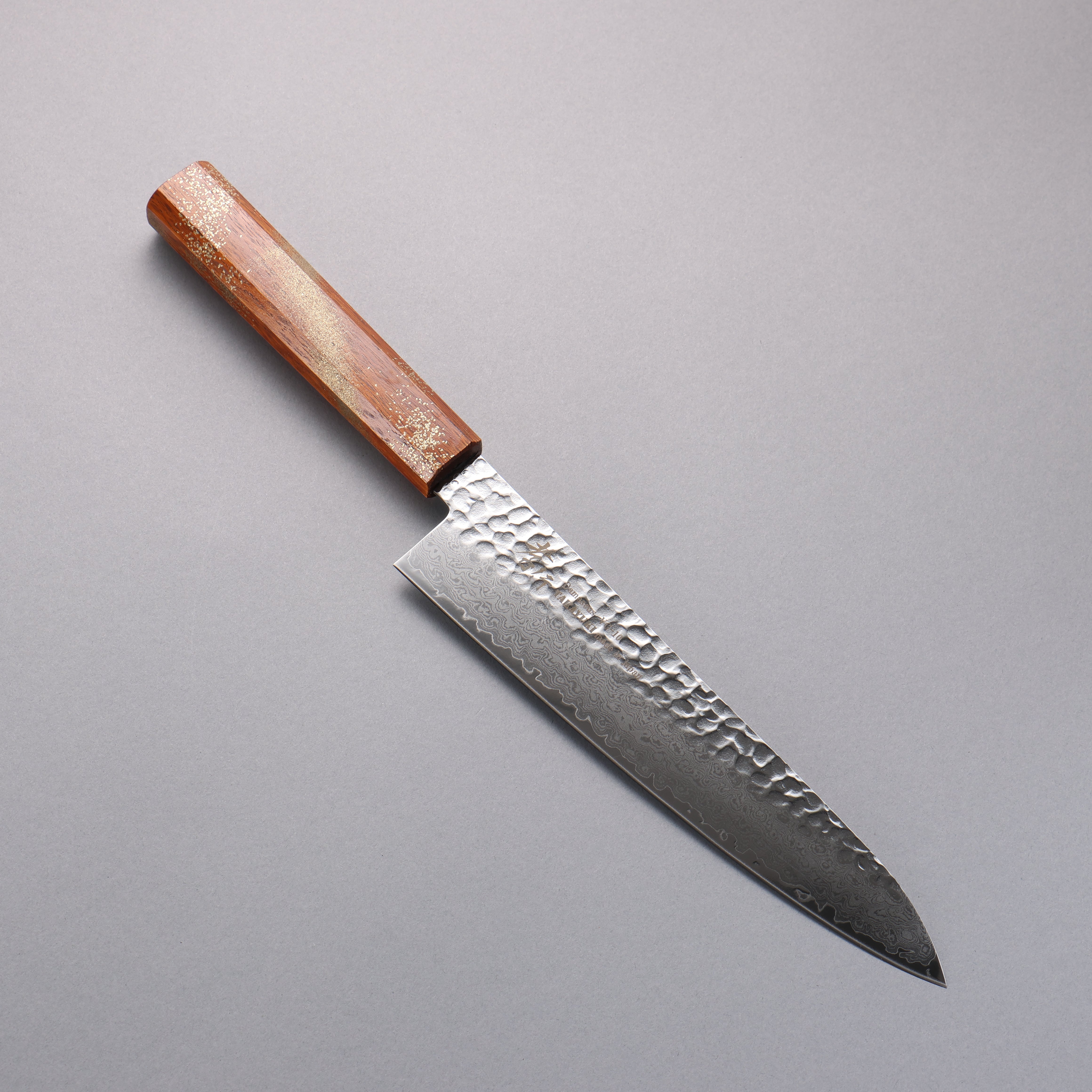 Sakai Takayuki VG10 33 Layer Damascus Gyuto 210mm Live oak Lacquered (Seiren) Handle - Japanny - Best Japanese Knife