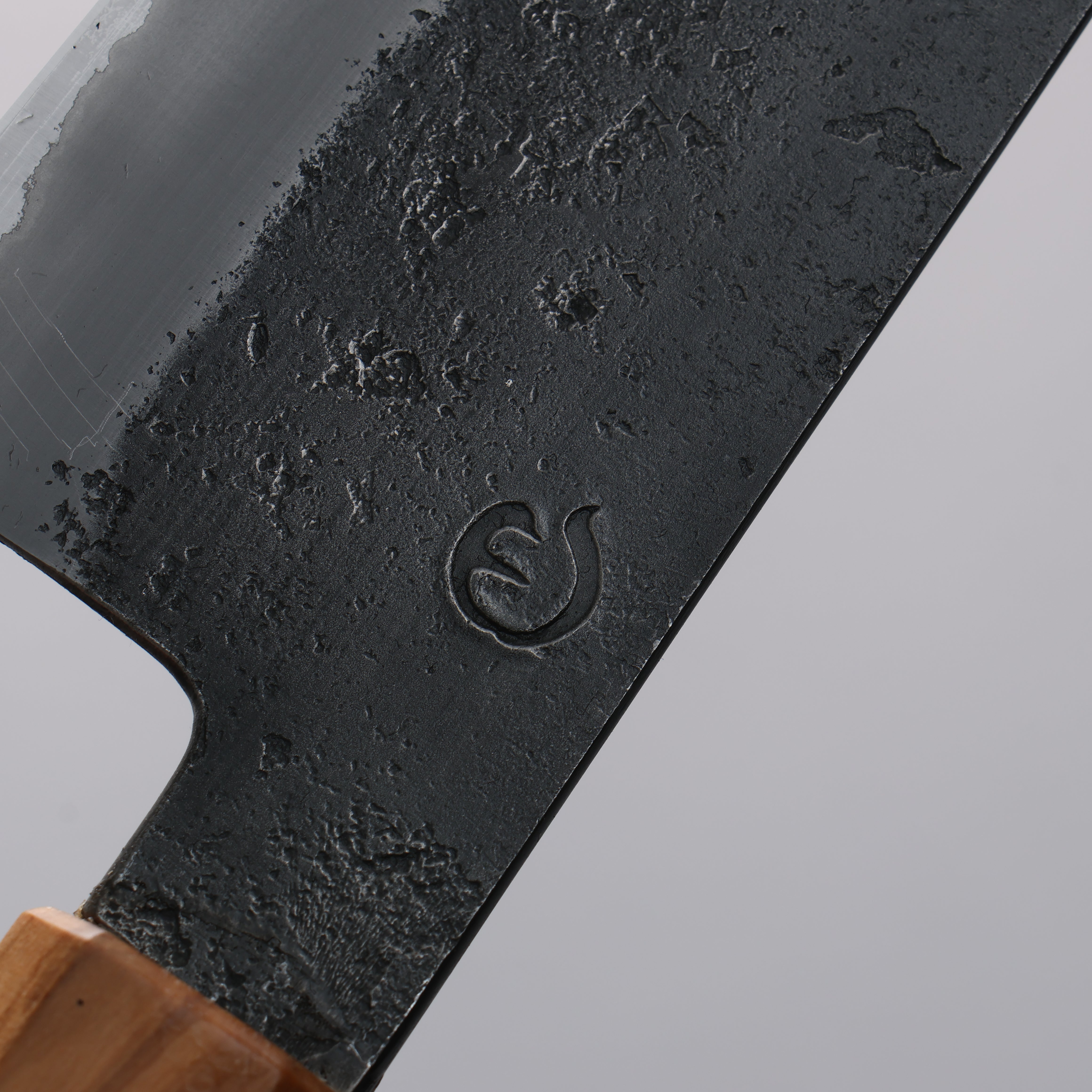 Hozantomoe White Steel No.2 Black Finished Gyuto 210mm Olive Tree and Black Resin Handle - Japanny - Best Japanese Knife