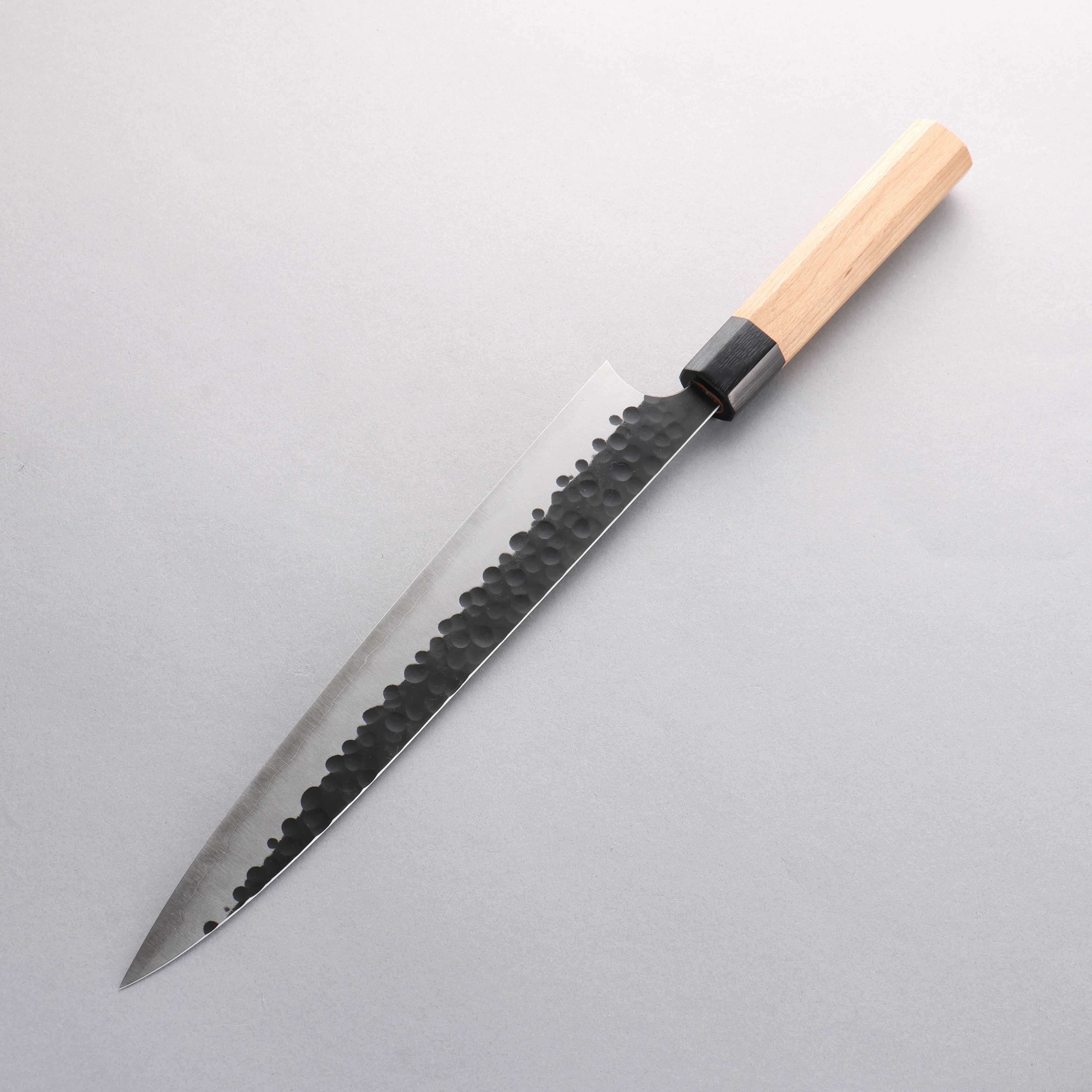 Masakage Koishi Blue Super Black Finished Sujihiki 270mm American Cherry Handle - Japanny - Best Japanese Knife