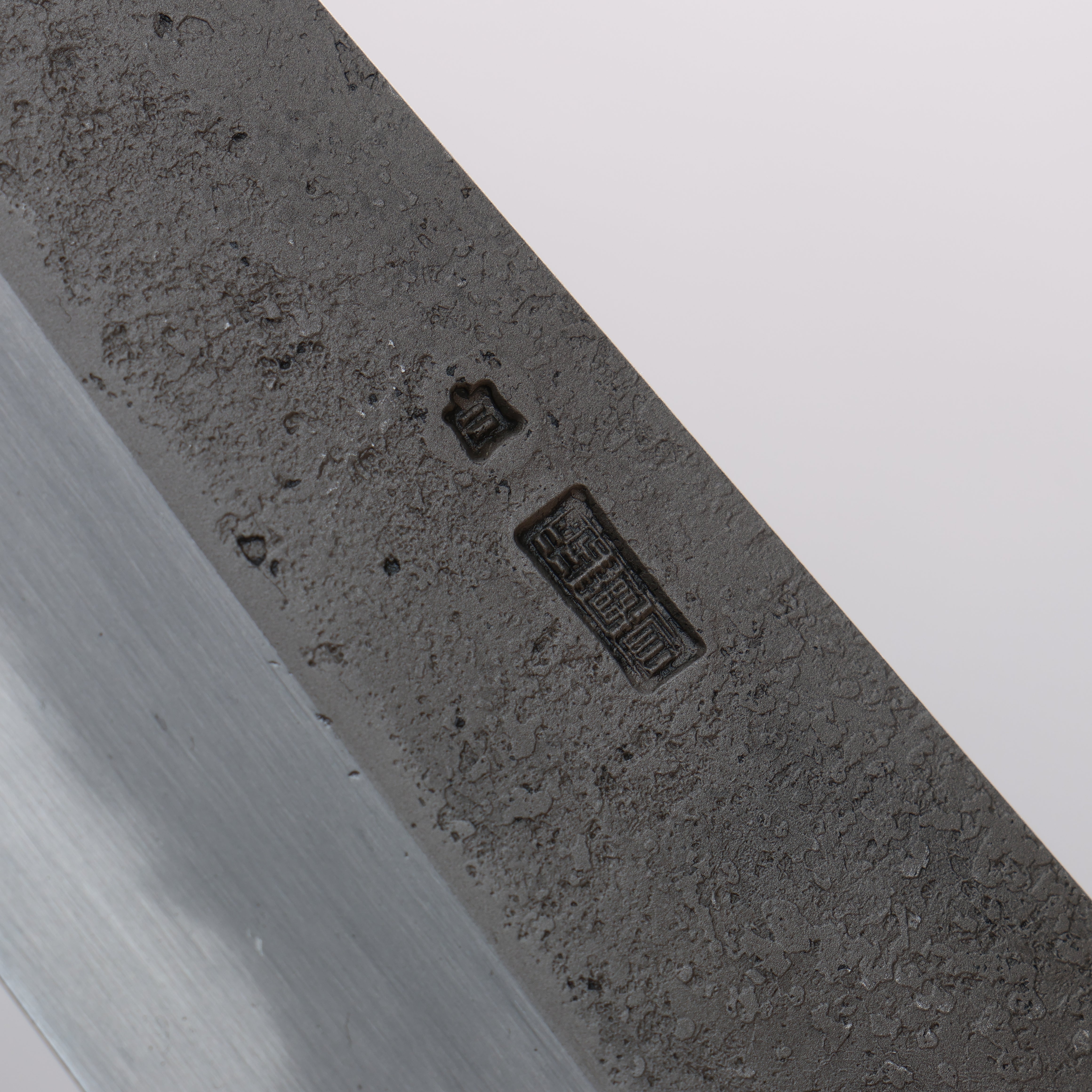 Kikuzuki White Steel No.2 Nashiji Gyuto 210mm Magnolia Handle - Japanny - Best Japanese Knife