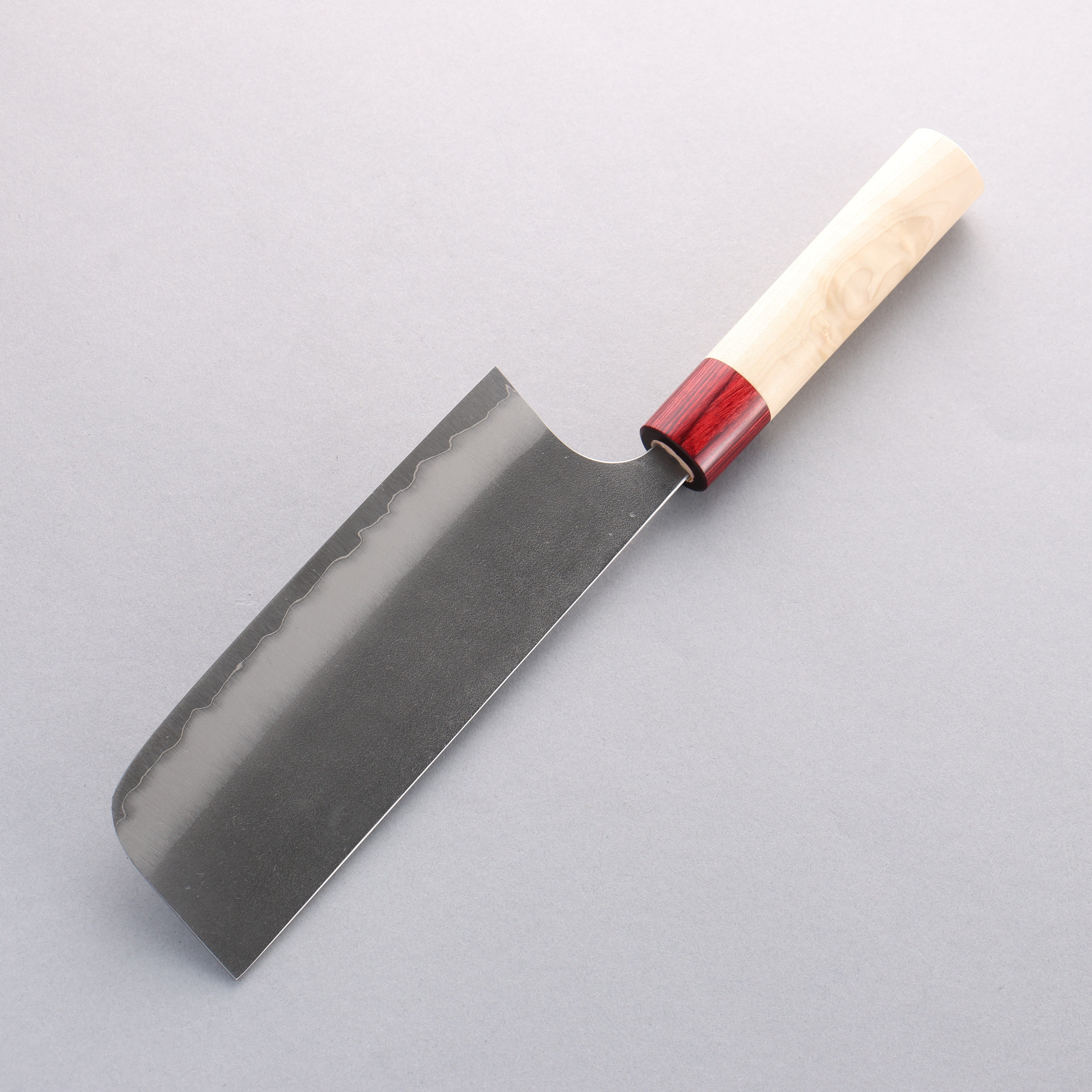 Masakage Yuki White Steel No.2 Nashiji Nakiri 165mm Magnolia Handle - Japanny - Best Japanese Knife