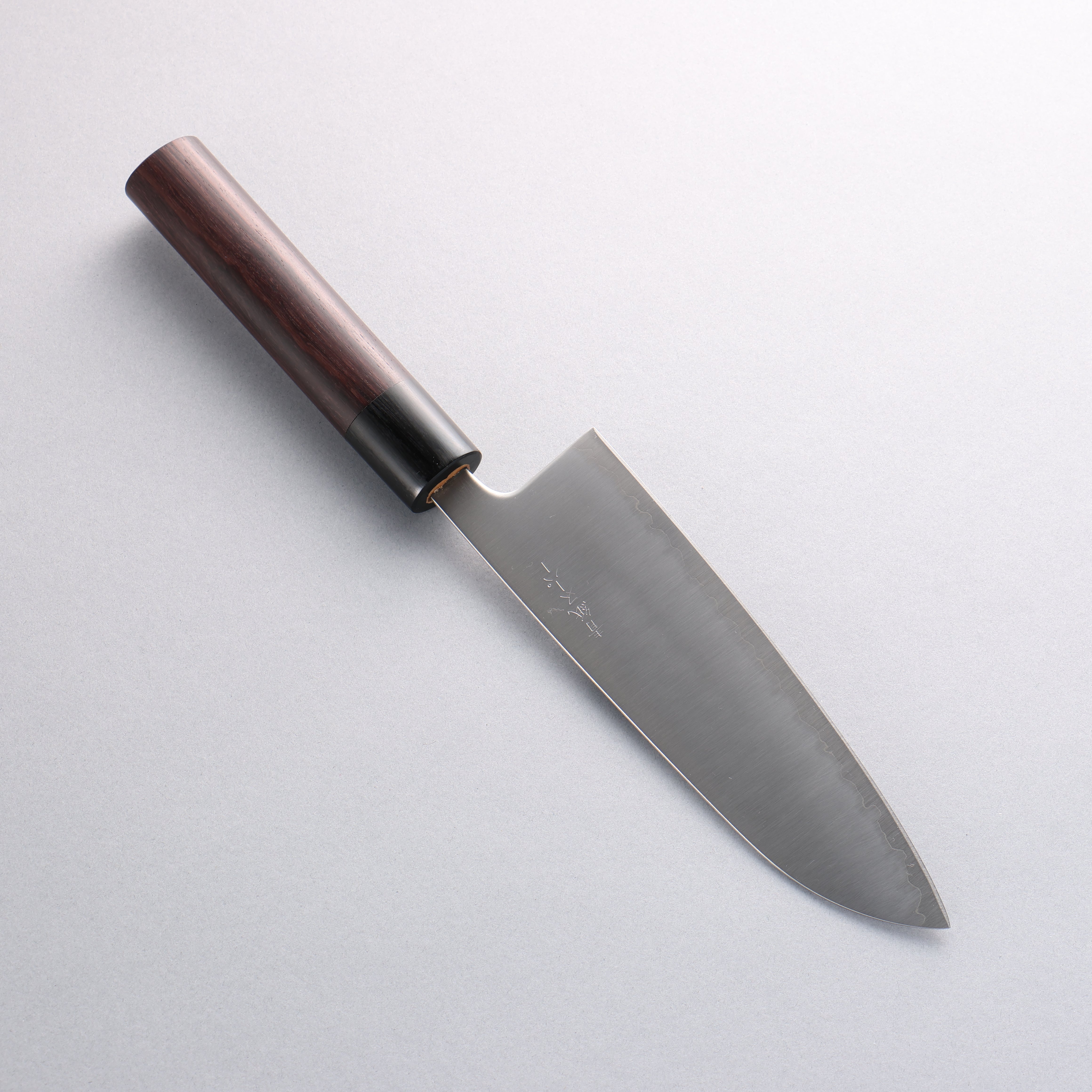 Seisuke Blue Super Santoku 165mm Rosewood (Ferrule: Black Pakka Wood) Handle - Japanny - Best Japanese Knife