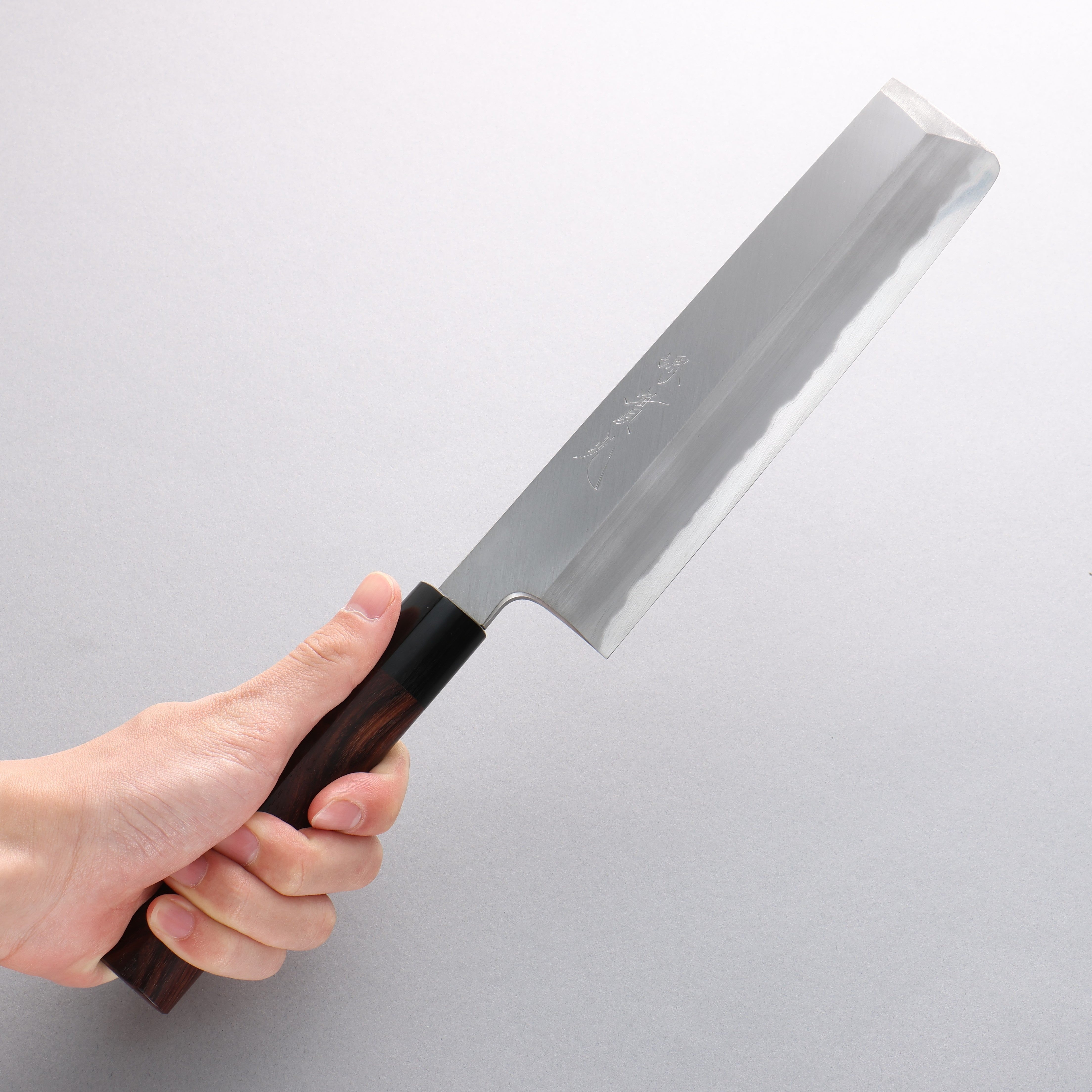 Jikko White Steel No.2 Usuba 210mm Shitan Handle - Japanny - Best Japanese Knife