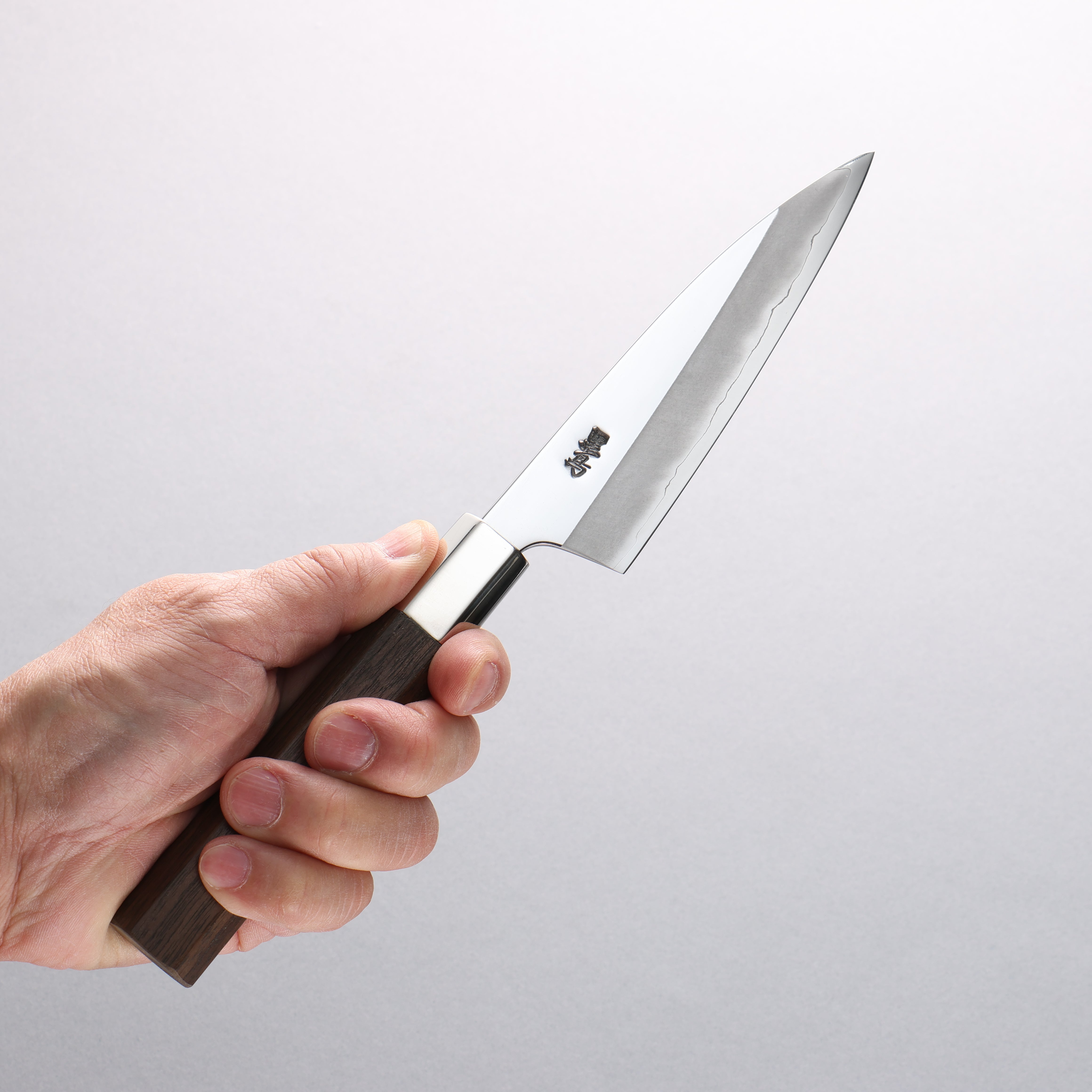 Kurotori Silver Steel No.3 Migaki Finished Fish Slicer 120mm Walnut Handle - Japanny - Best Japanese Knife