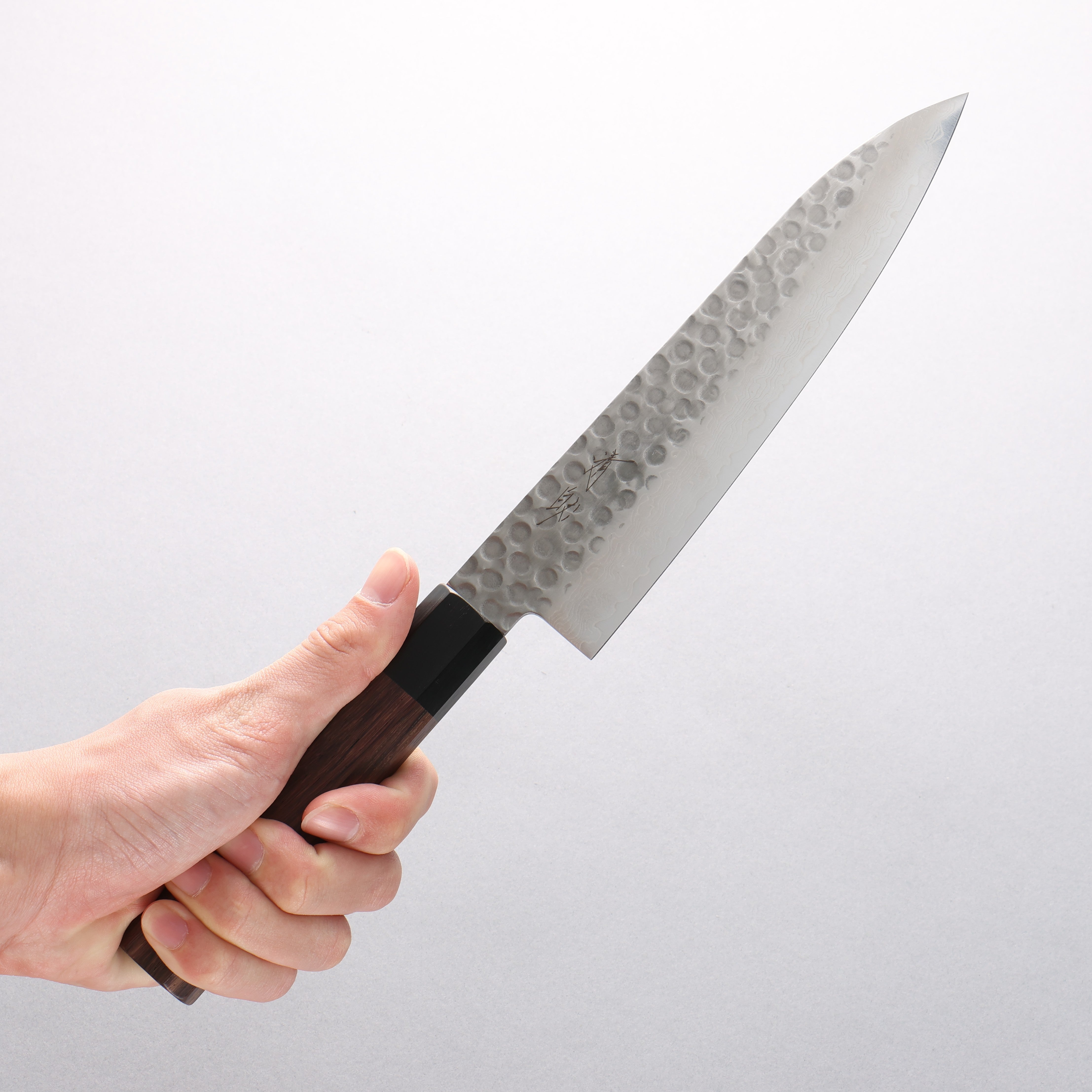 Seisuke AUS10 45 Layer Damascus Gyuto 180mm Shitan Handle - Japanny - Best Japanese Knife