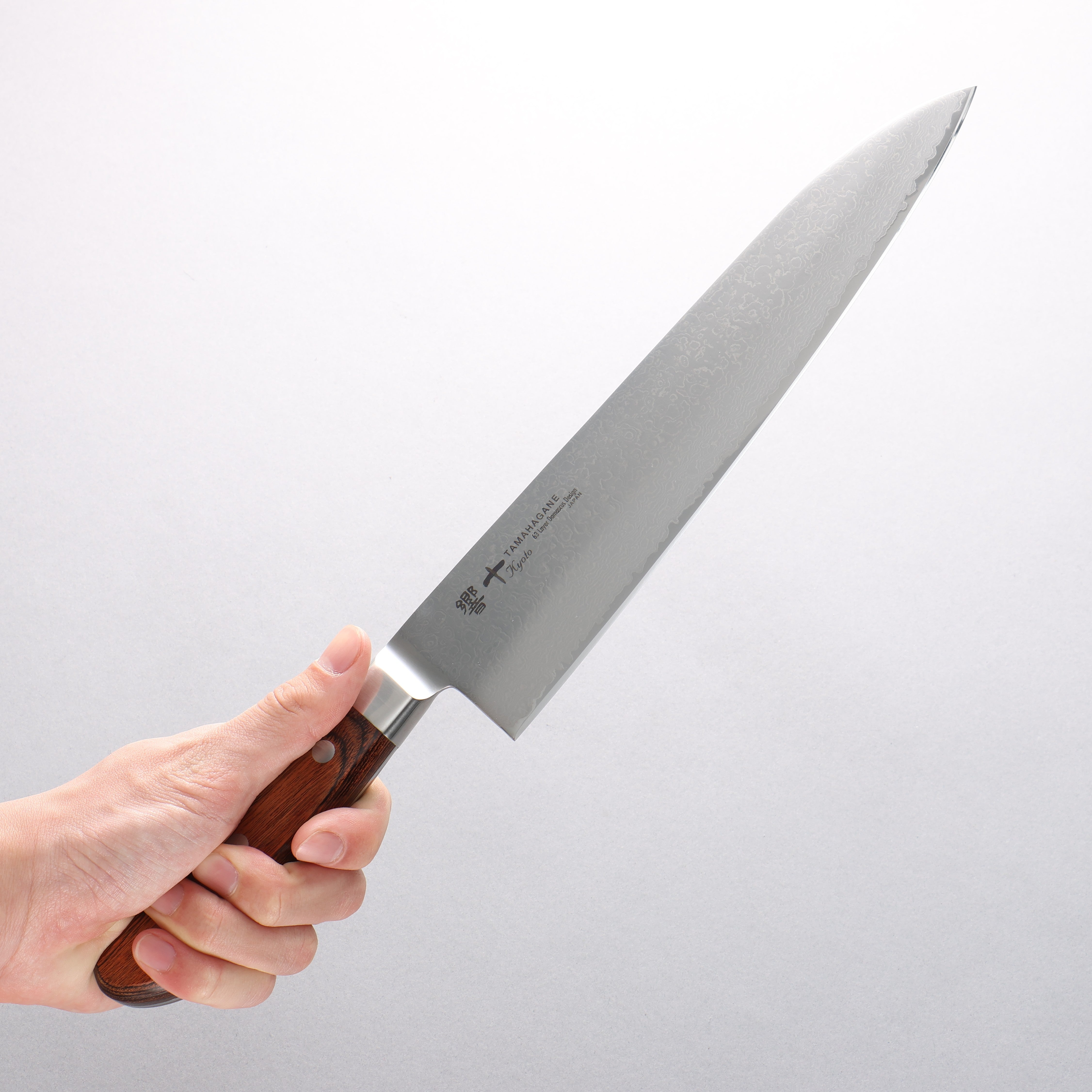 Tamahagane Kyoto 63 Layer Damascus Gyuto 240mm KP-1104 - Japanny - Best Japanese Knife