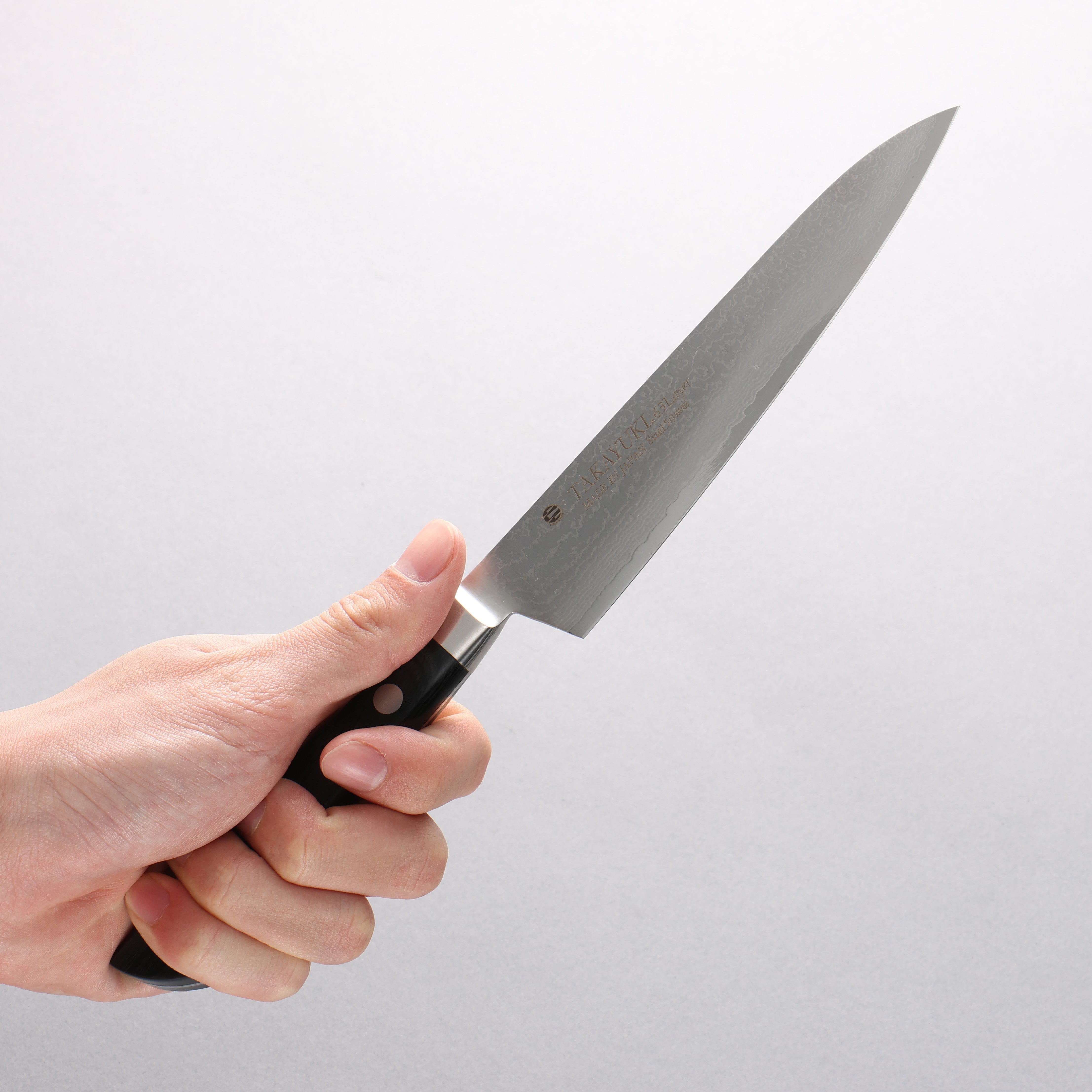 Sakai Takayuki Molybdenum 63 Layer Damascus Petty-Utility 150mm - Japanny - Best Japanese Knife