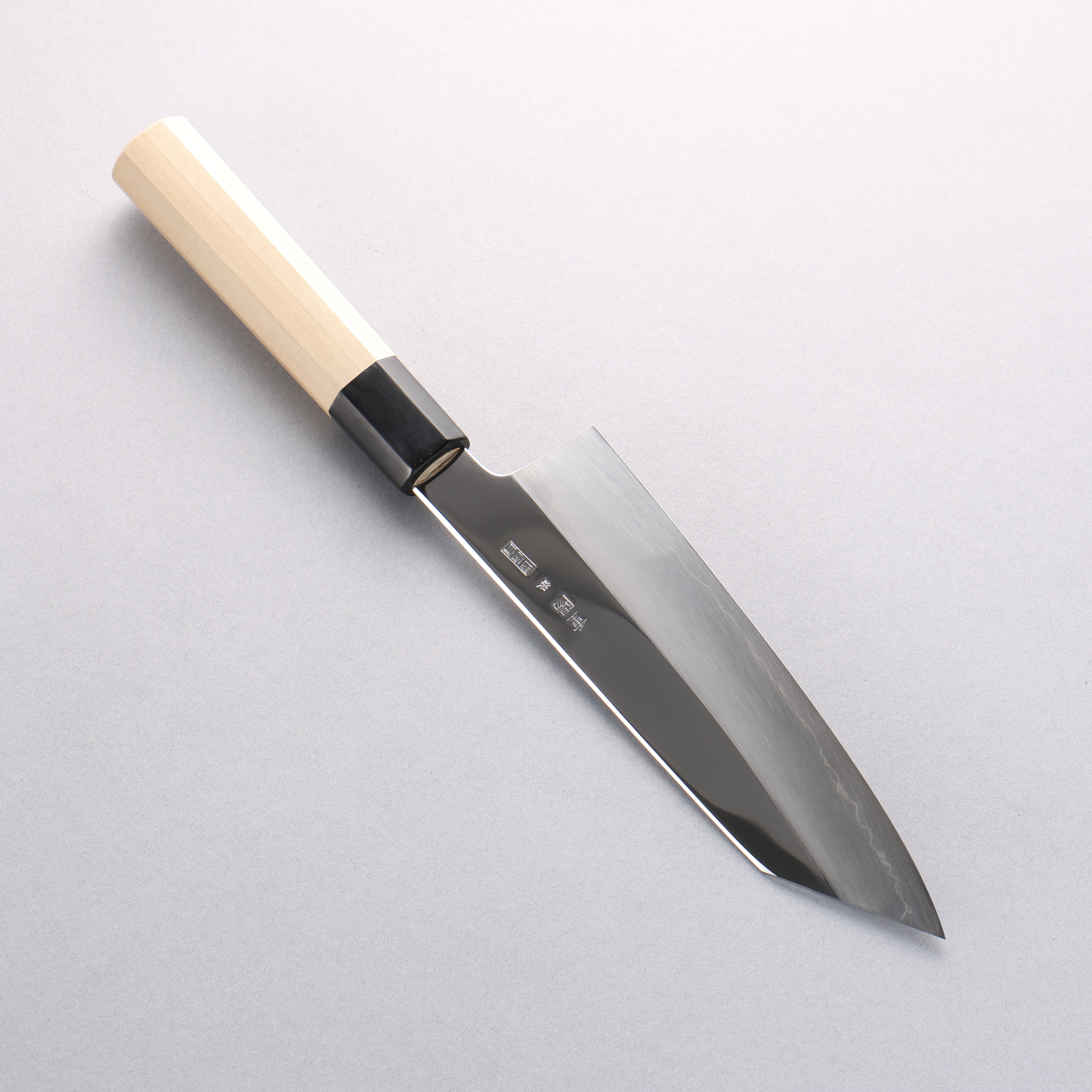 Choyo Silver Steel No.3 Mirrored Finish Kiritsuke Santoku 180mm Magnolia Handle - Japanny - Best Japanese Knife