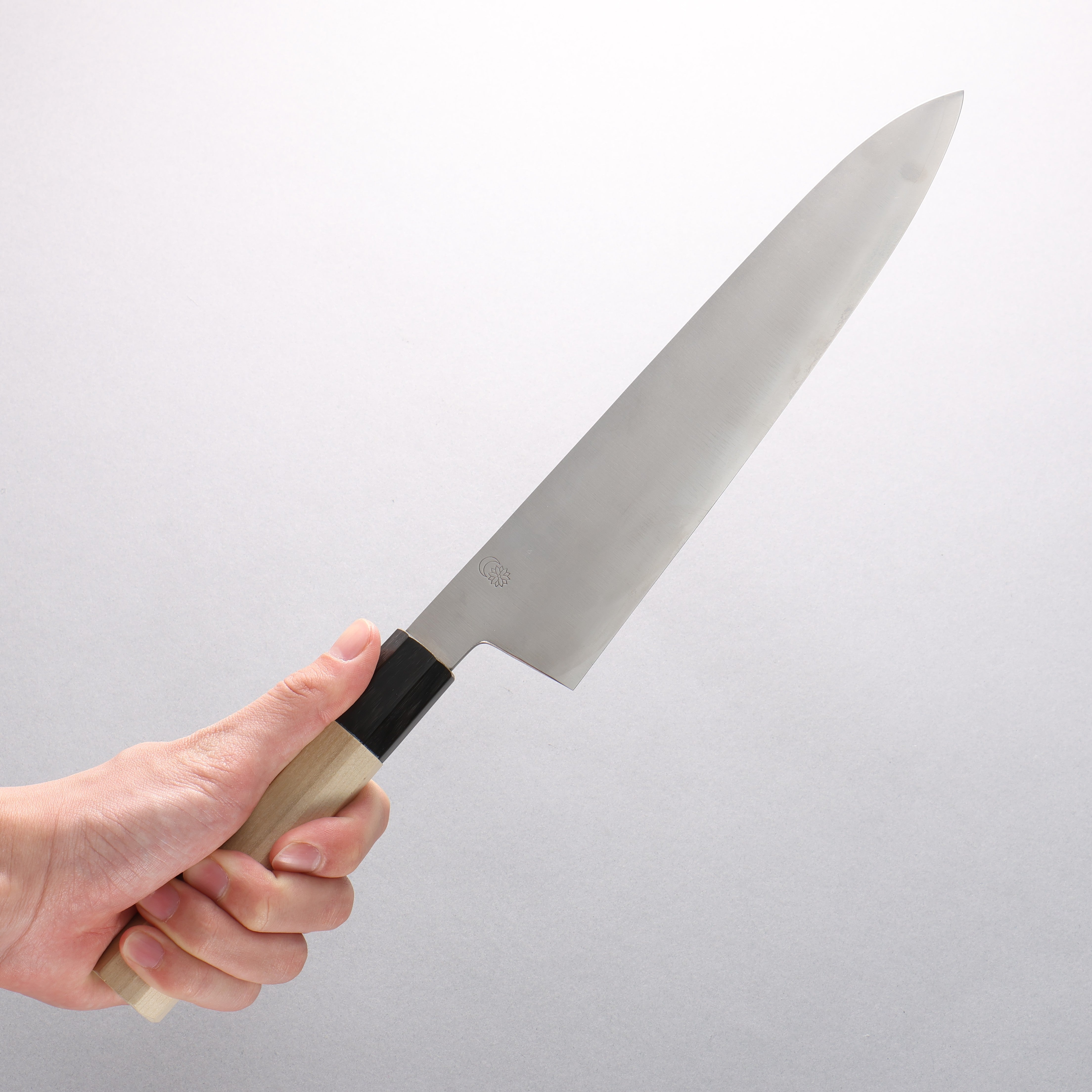 Kikuzuki Silver Steel No.3 Bokashi Gyuto 240mm Magnolia Handle - Japanny - Best Japanese Knife