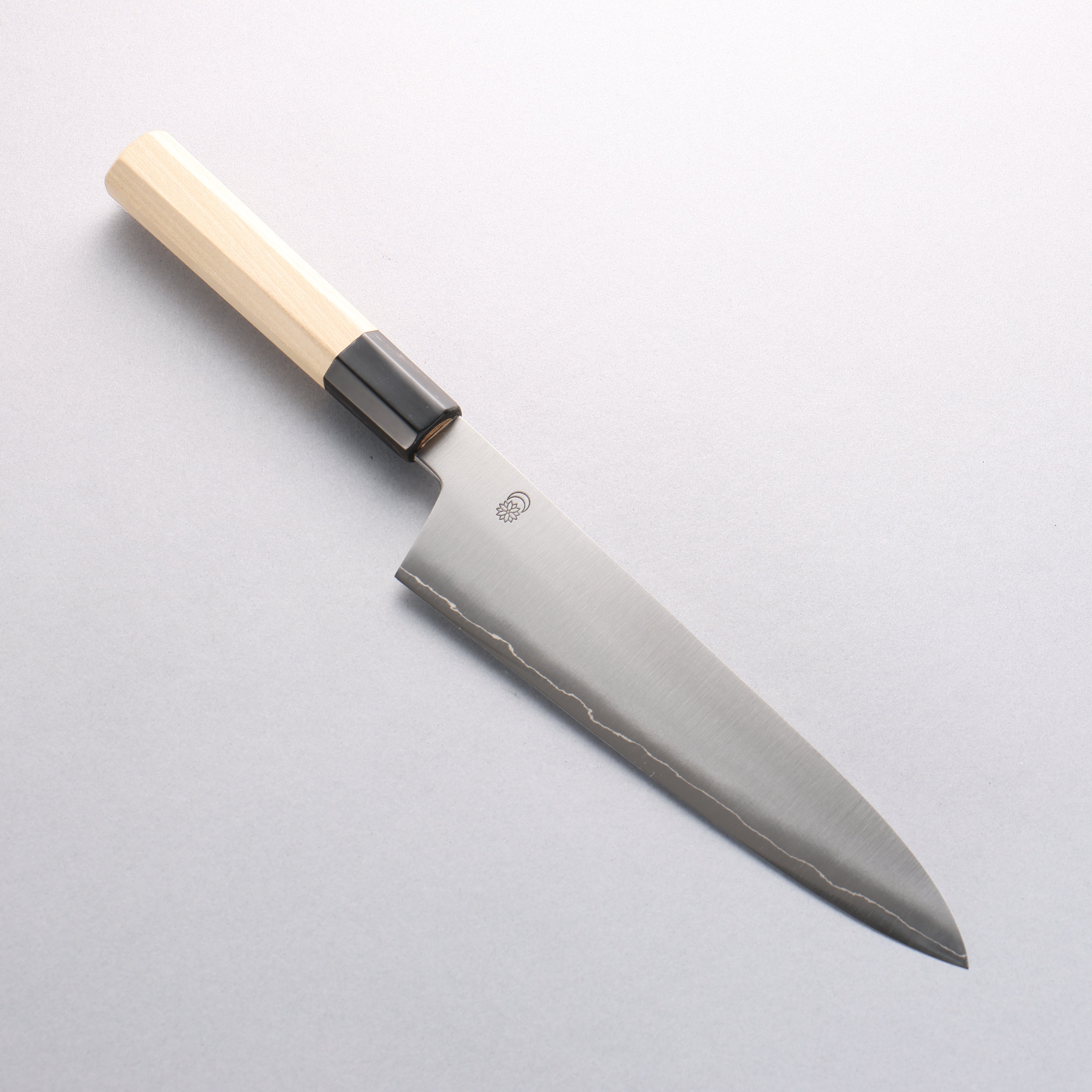Kikuzuki Silver Steel No.3 Bokashi Gyuto 210mm Magnolia Handle - Japanny - Best Japanese Knife