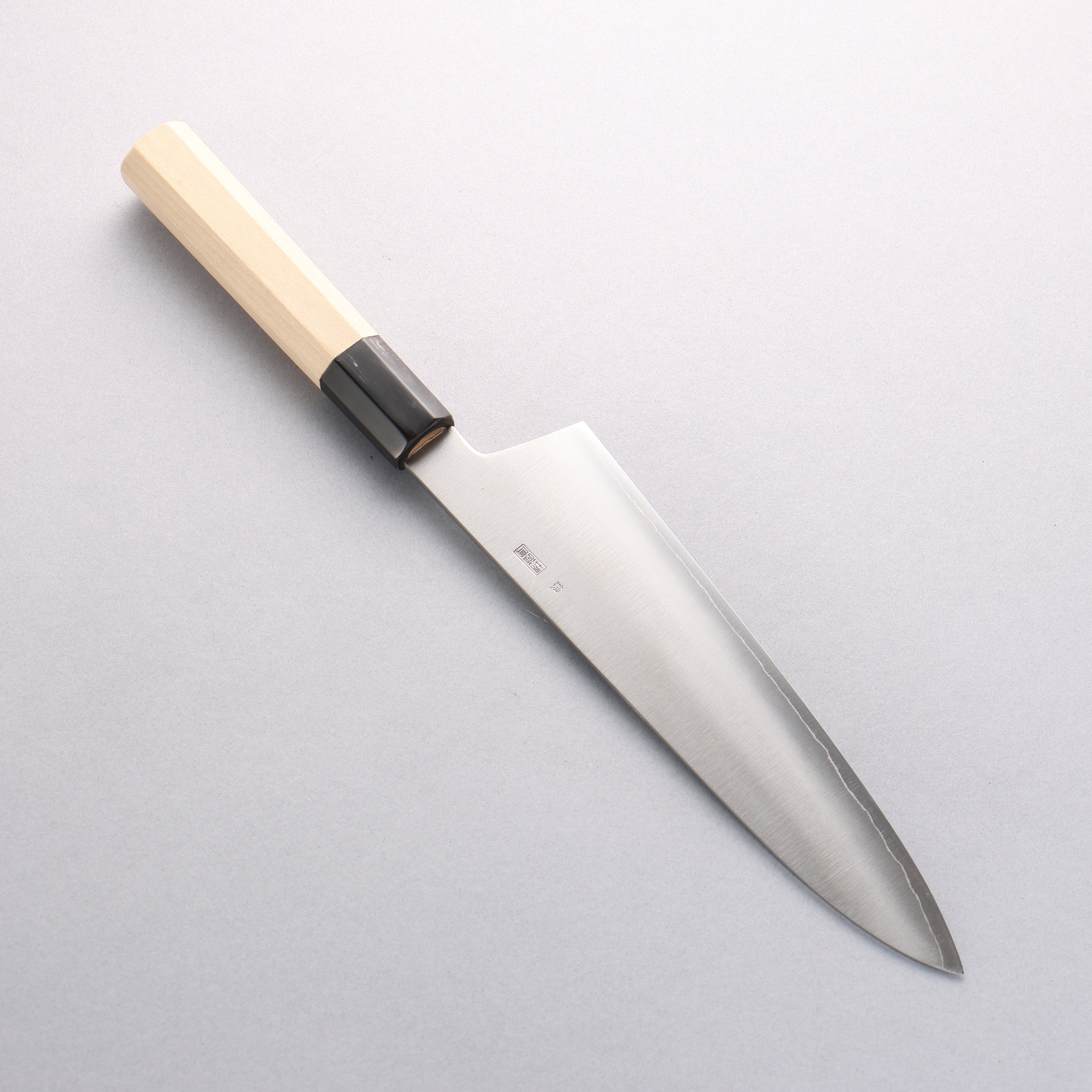 Kikuzuki Silver Steel No.3 Bokashi Gyuto 210mm Magnolia Handle - Japanny - Best Japanese Knife