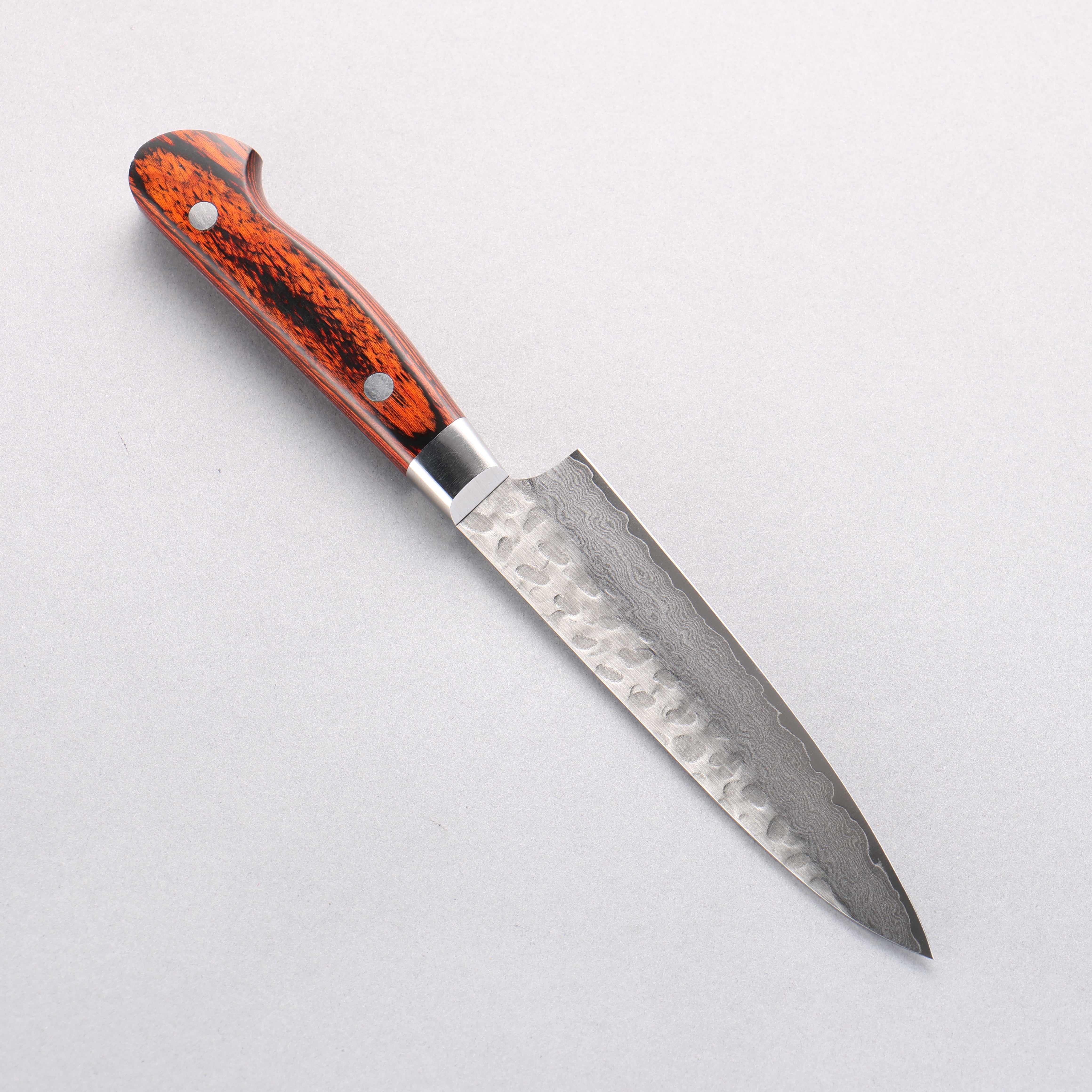 Sakai Takayuki VG10 33 Layer Damascus Petty-Utility 120mm Mahogany Pakka wood Handle - Japanny - Best Japanese Knife