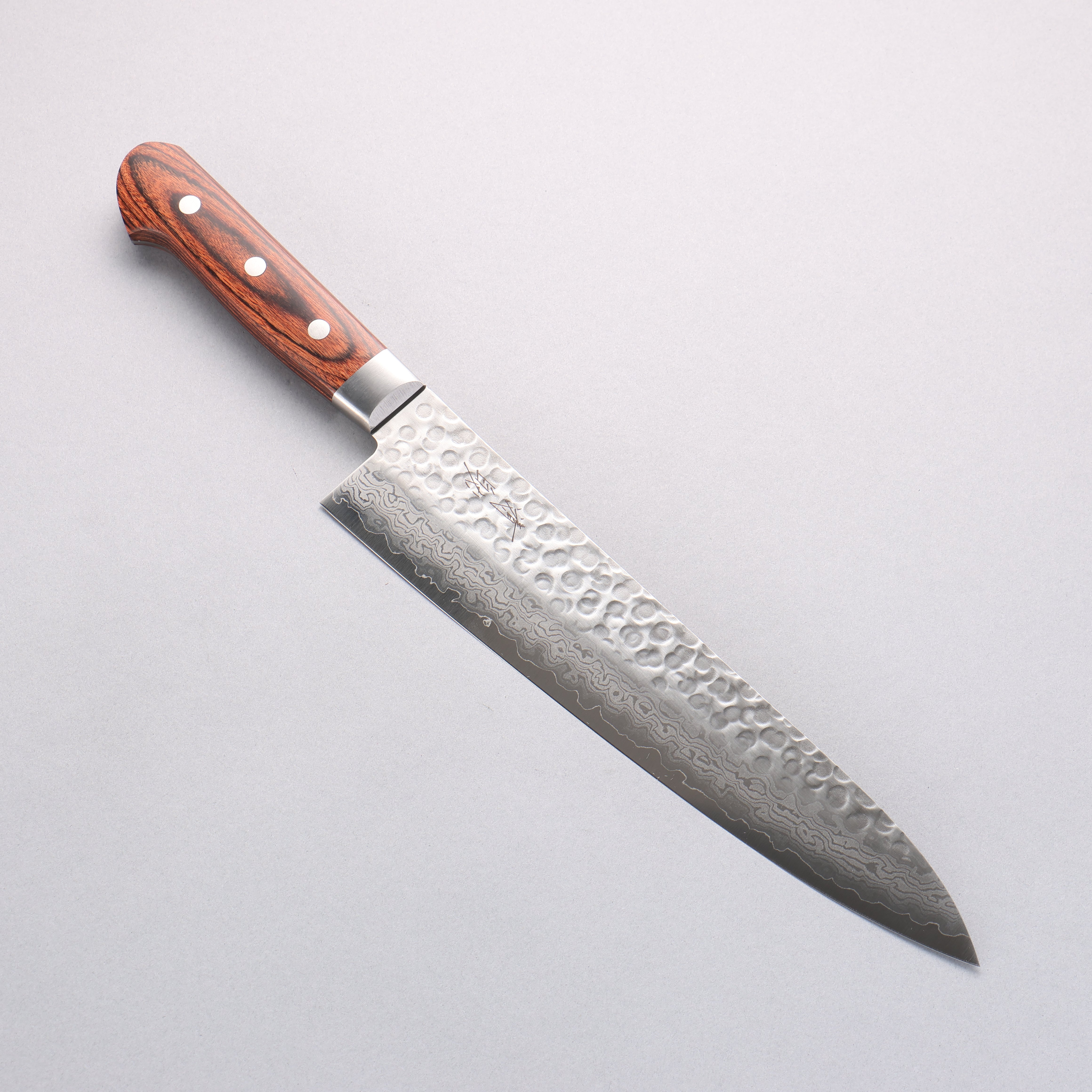 Seisuke VG10 17 Layer Damascus Gyuto 240mm Mahogany Handle - Japanny - Best Japanese Knife