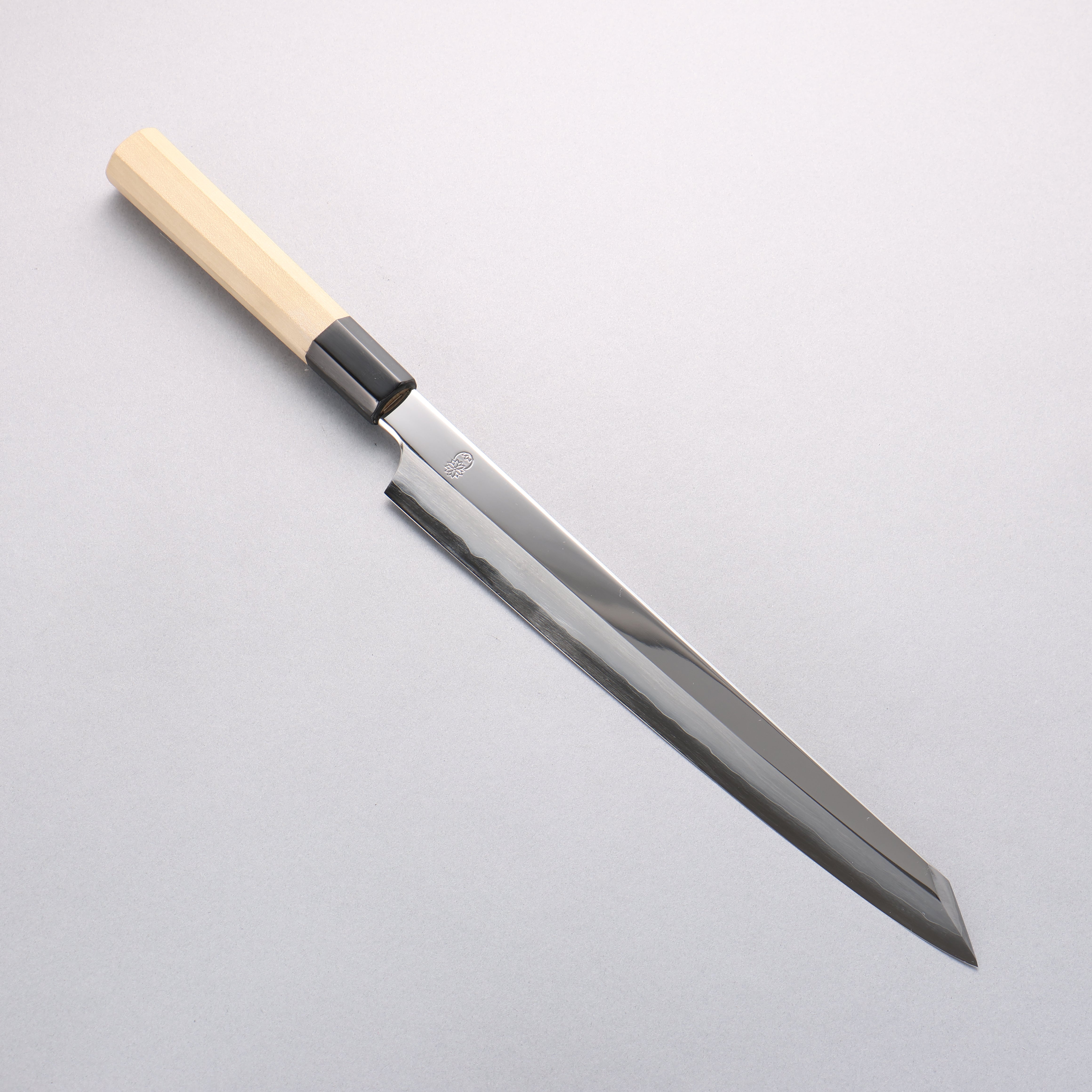 Choyo Silver Steel No.3 Mirrored Finish Kengata Yanagiba 270mm Magnolia Handle - Japanny - Best Japanese Knife