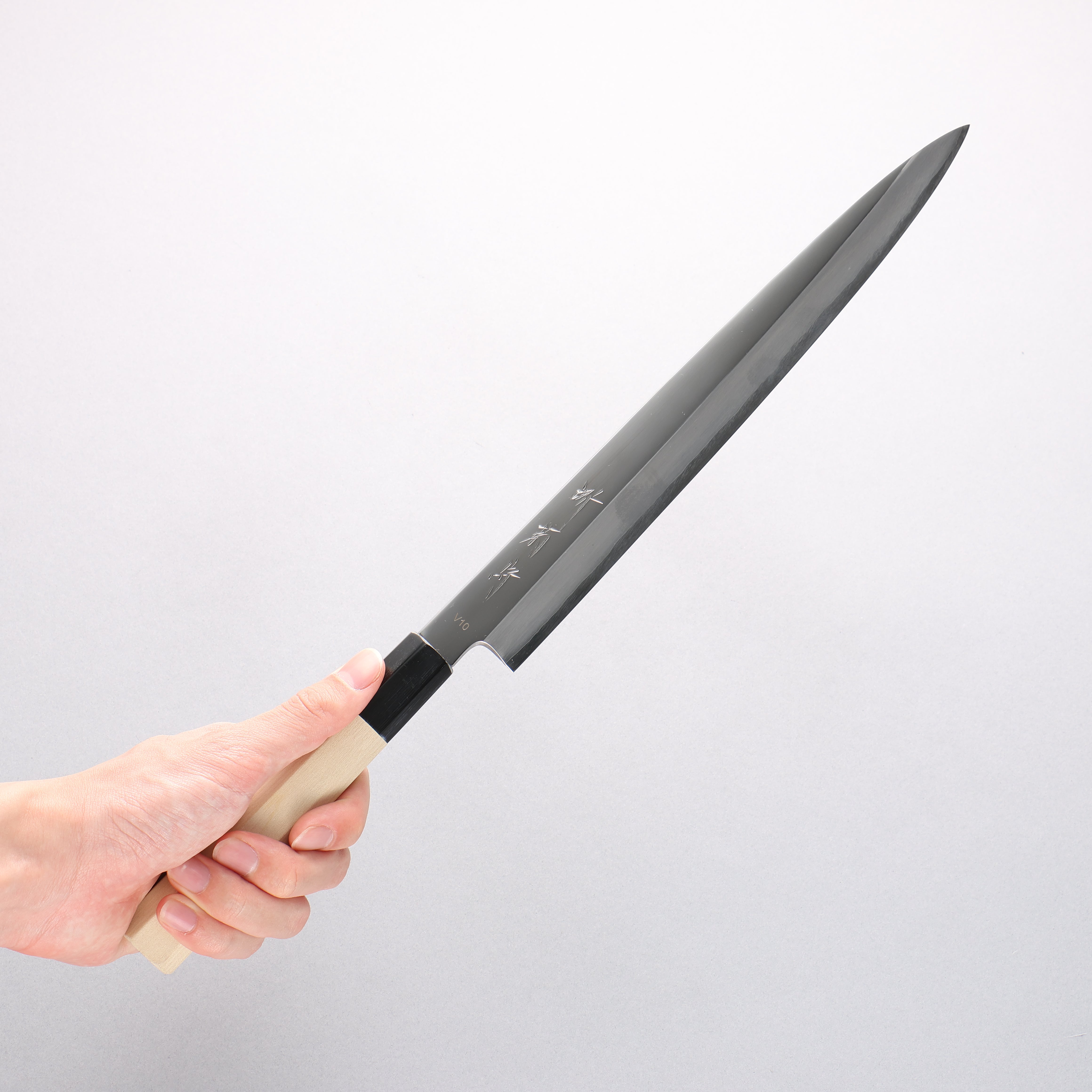 Kikumori VG10 Mirrored Finish Yanagiba Japanese Chef Knife 270mm - Japanny - Best Japanese Knife