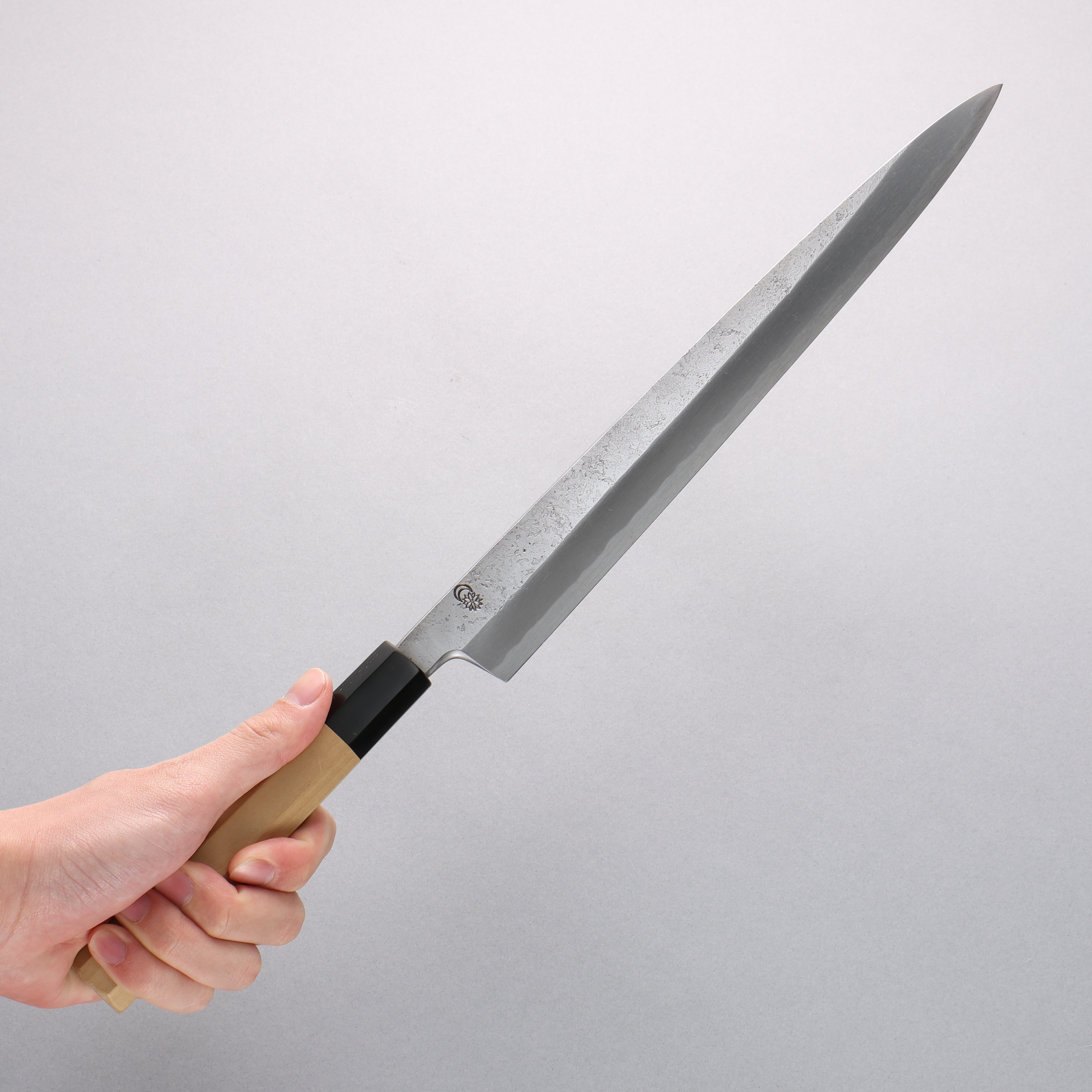 Kikuzuki White Steel No.2 Nashiji Yanagiba 300mm Magnolia Handle - Japanny - Best Japanese Knife