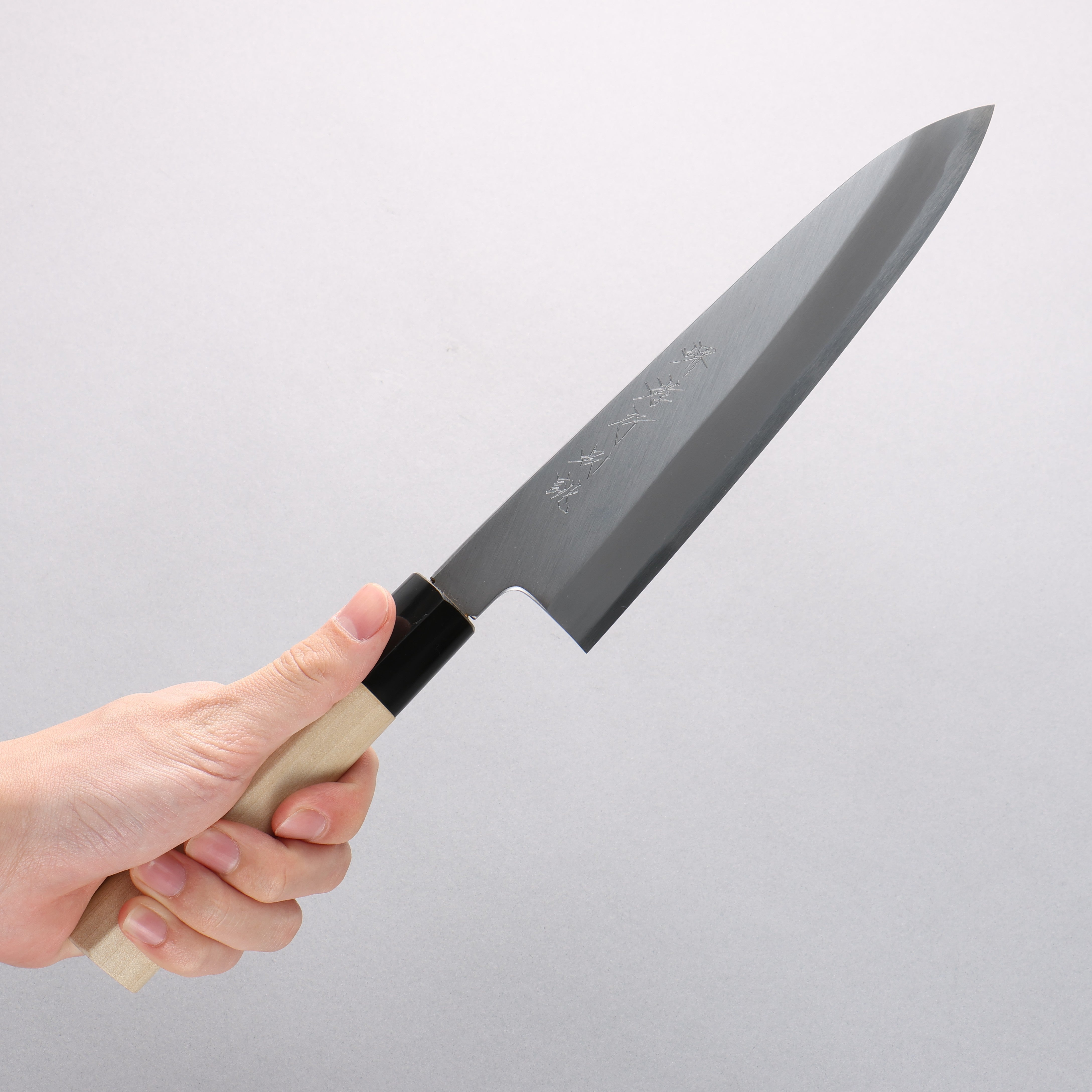 Sakai Takayuki Tokujyo White Steel No.2 Gyuto 210mm Magnolia Handle - Japanny - Best Japanese Knife