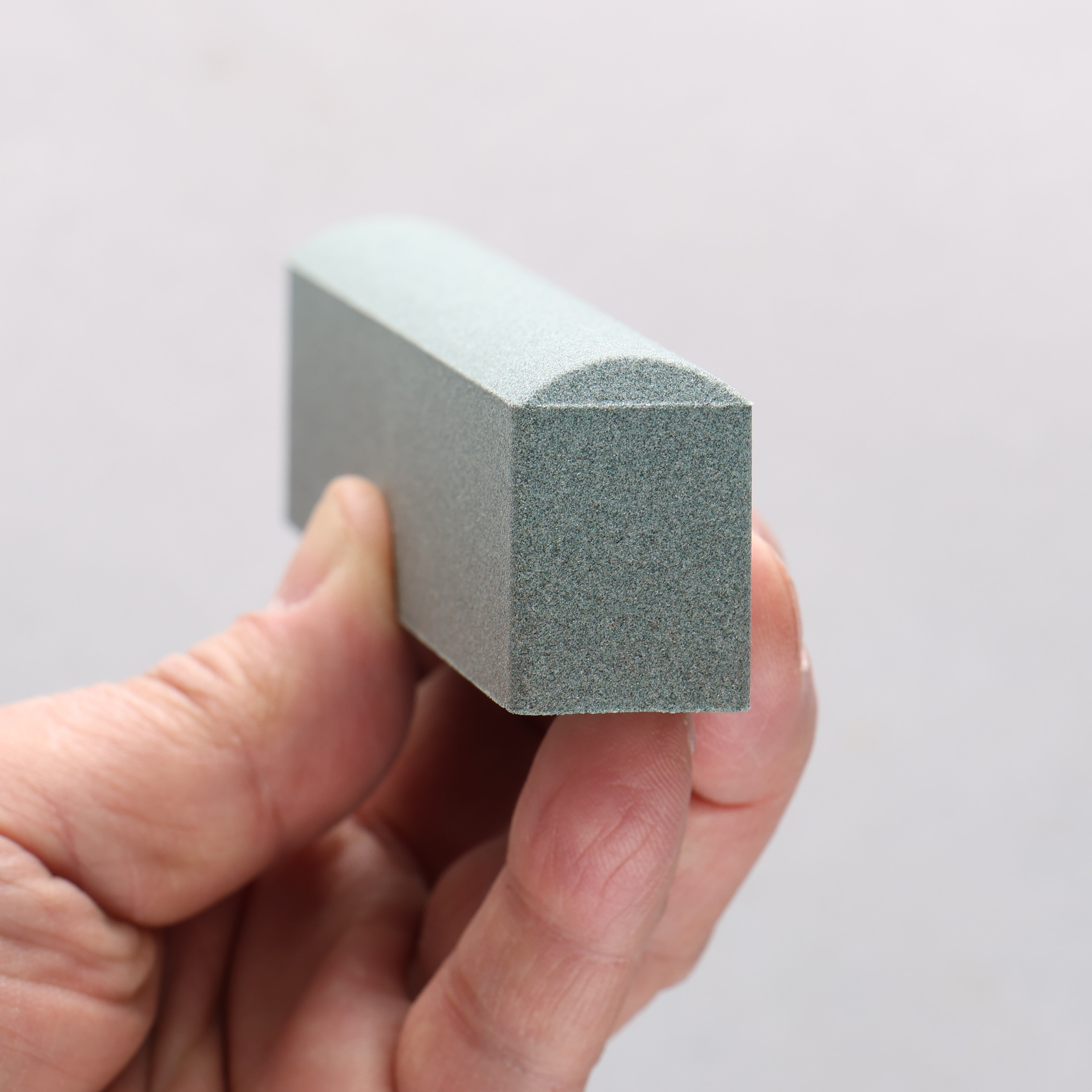 Naniwa Gouken For Curved Blade Sharpening Stone #220 133 x 28 x 20mm - Japanny - Best Japanese Knife