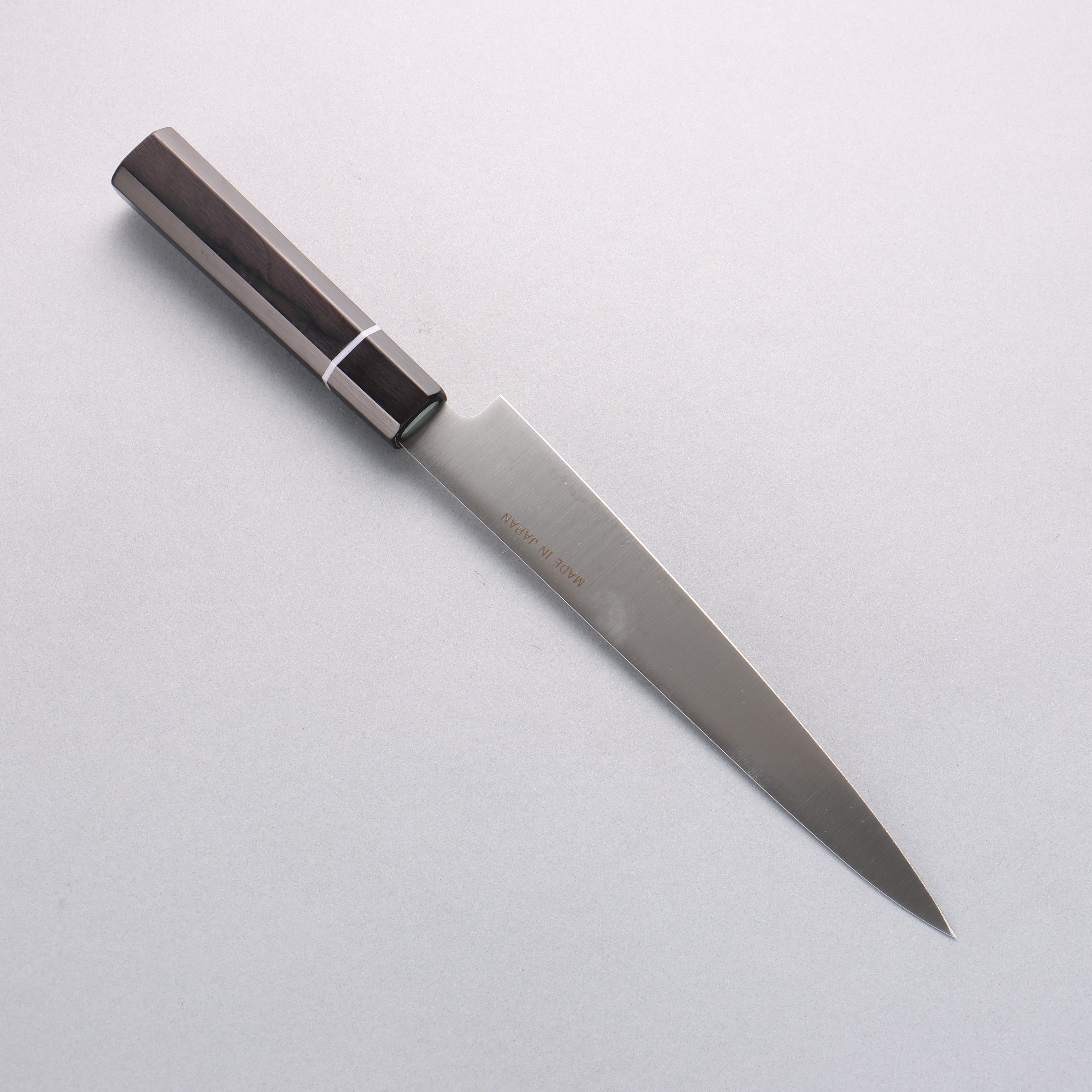 Seisuke Molybdenum Slicer 210mm Black Pakka wood Handle - Japanny - Best Japanese Knife
