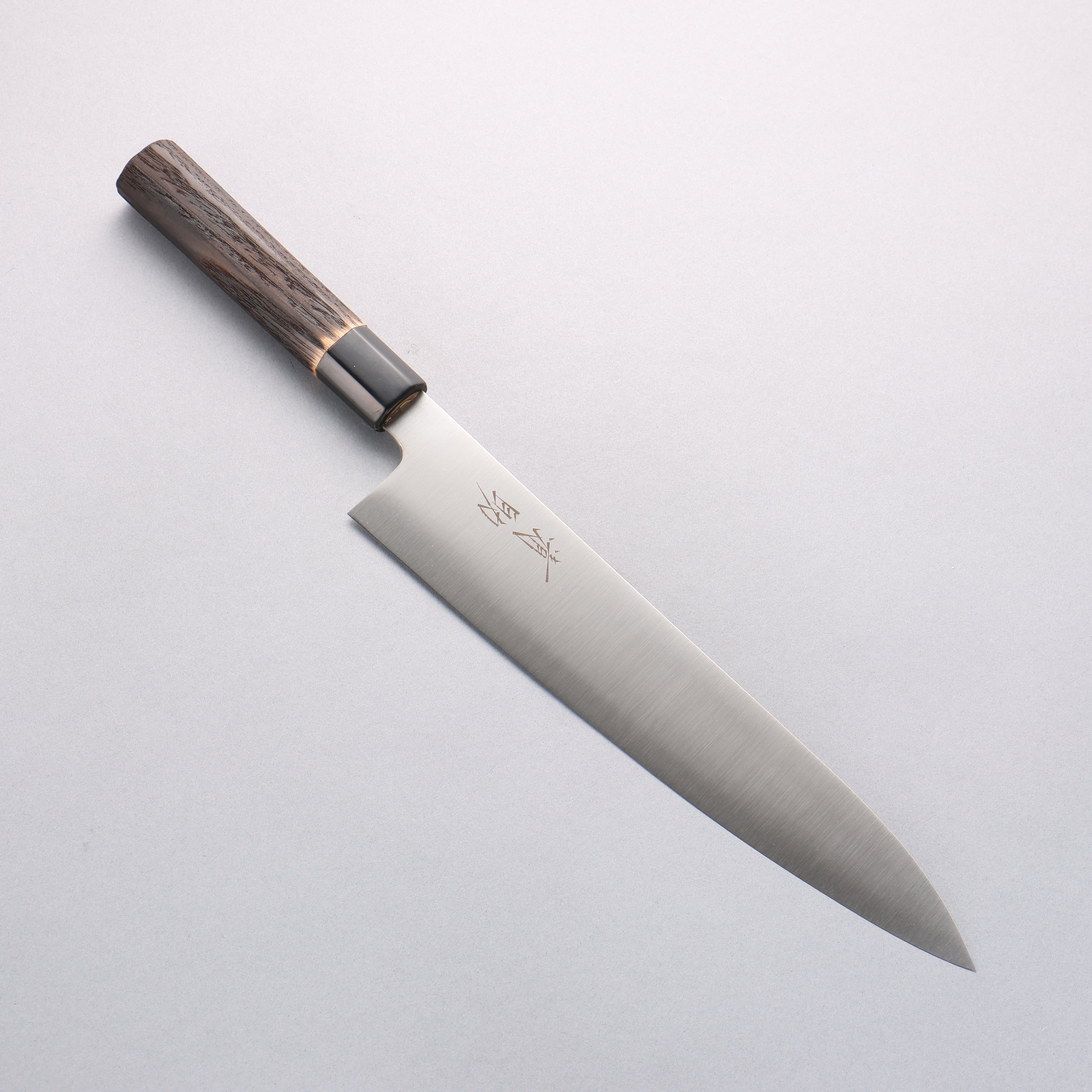Seisuke Swedish Steel-stn Gyuto 270mm Burnt Chestnut Handle - Japanny - Best Japanese Knife