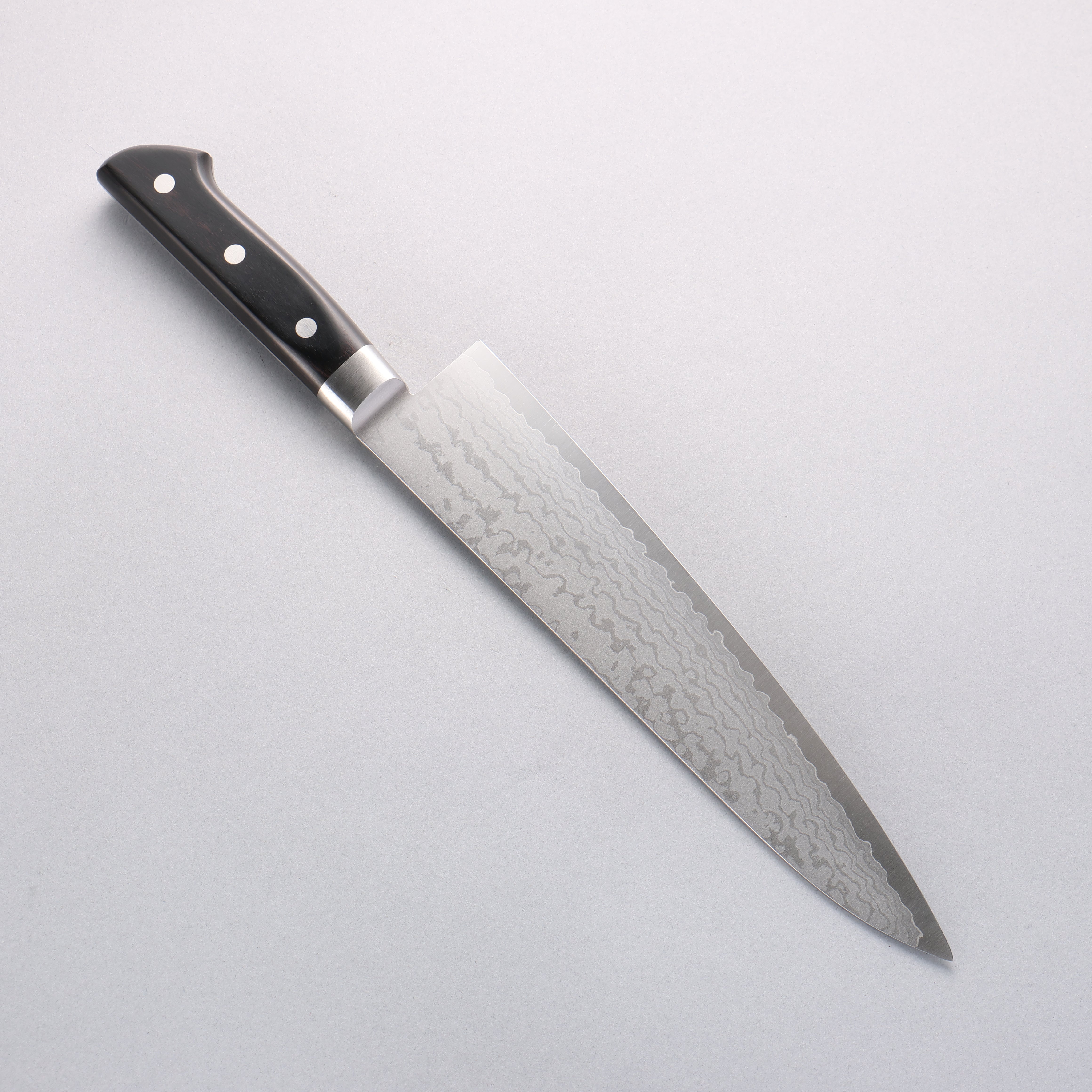 Seisuke VG10 Damascus Gyuto 240mm Black Pakka wood Handle - Japanny - Best Japanese Knife