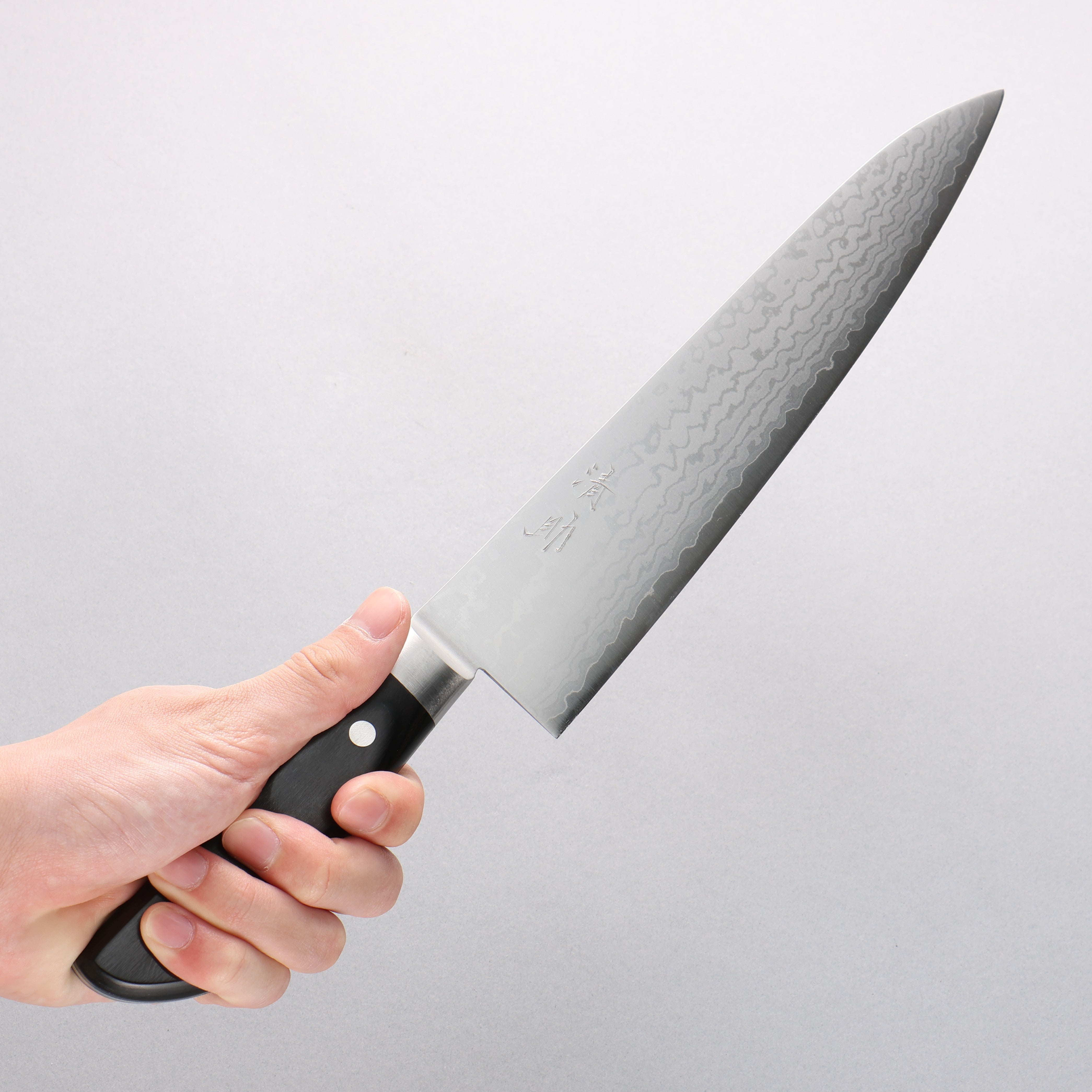 Seisuke VG10 Damascus Gyuto 240mm Black Pakka wood Handle - Japanny - Best Japanese Knife