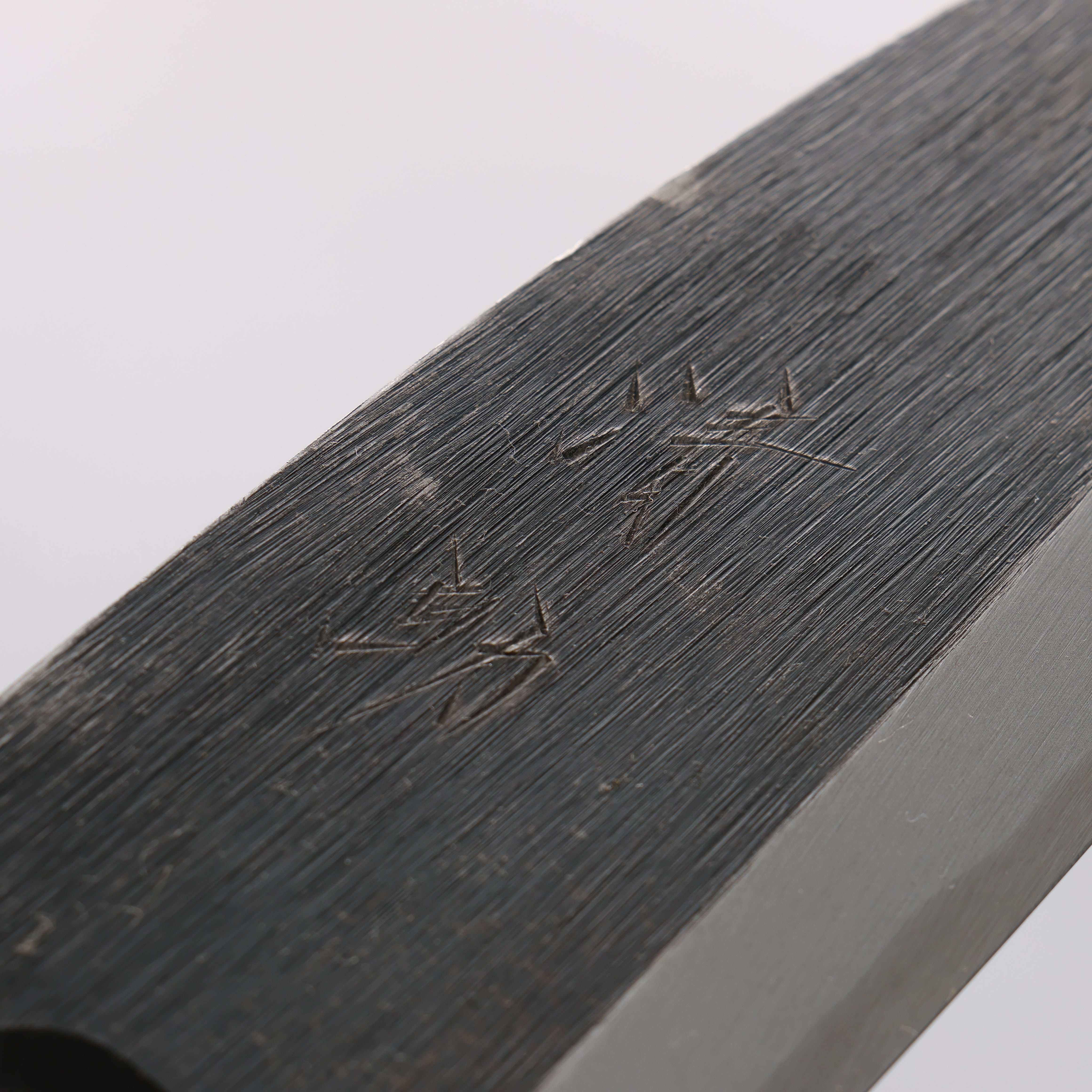 Seisuke White Steel No.2 Kurouchi Deba 135mm Purple Lacquered Handle - Japanny - Best Japanese Knife